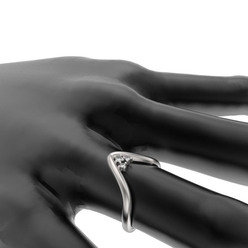 Ring light metal wave movement 3D print model_7