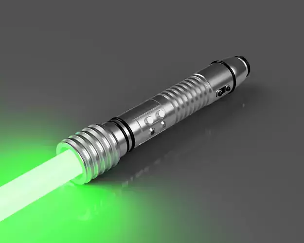 Kit Fisto Lightsaber Hilt - 3D Print 3D print model