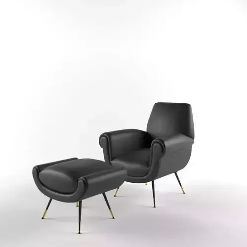 Albert  Armchair - Minotti 3D model 