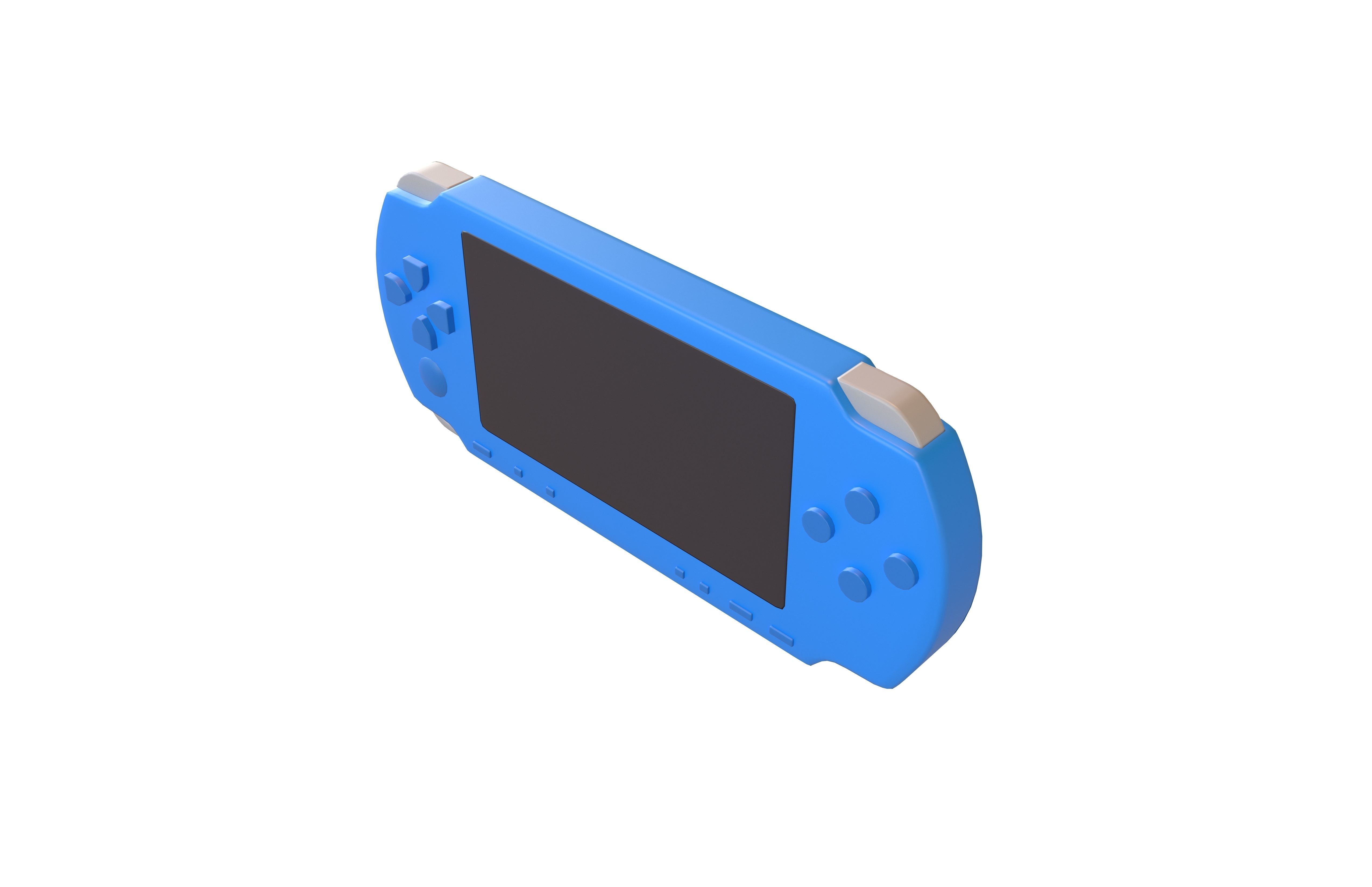 Cartoon PSP v1 001 Low-poly 3D model_2