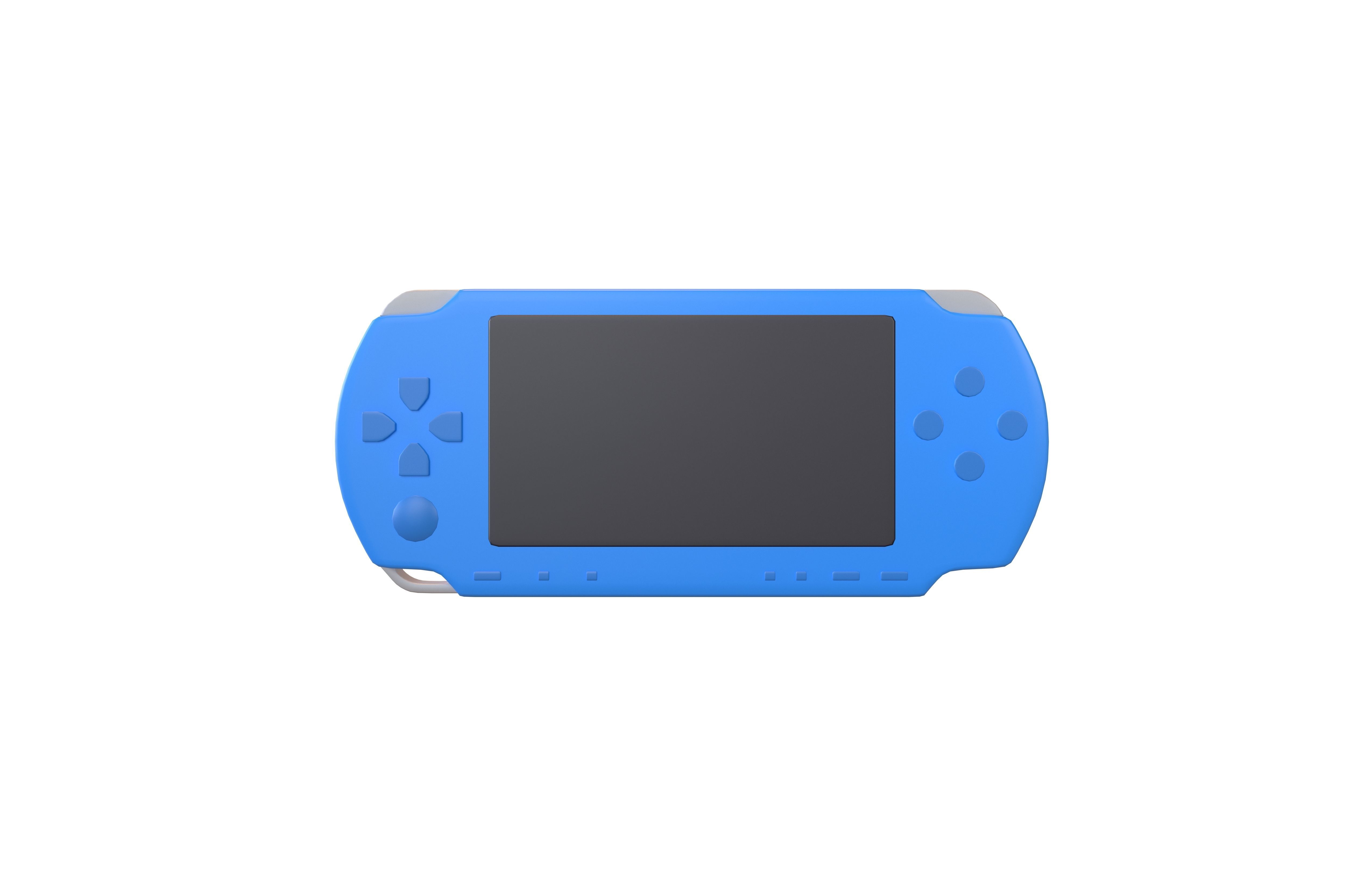 Cartoon PSP v1 001 Low-poly 3D model_1