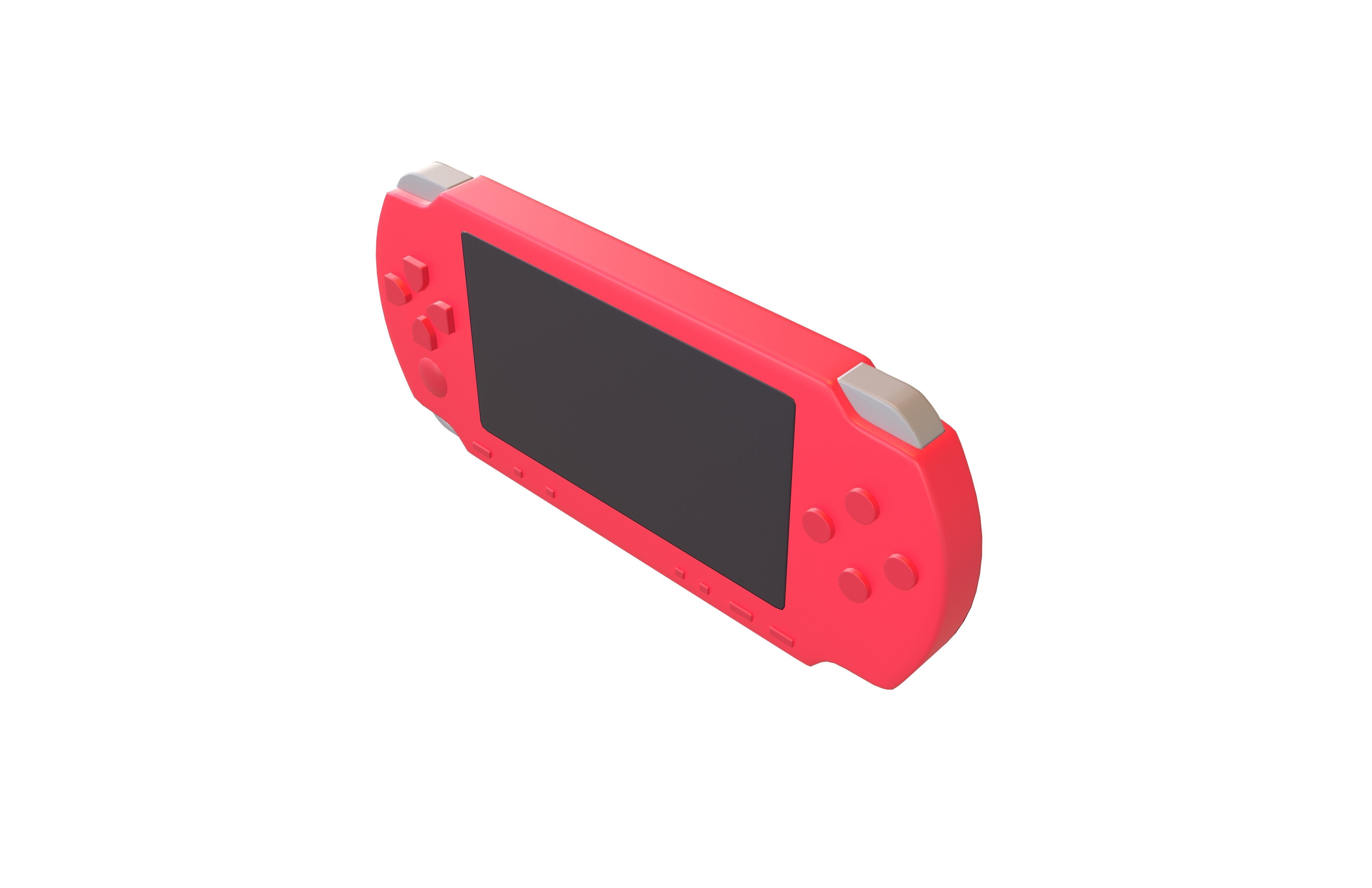 Cartoon PSP v1 002 Low-poly 3D model_2