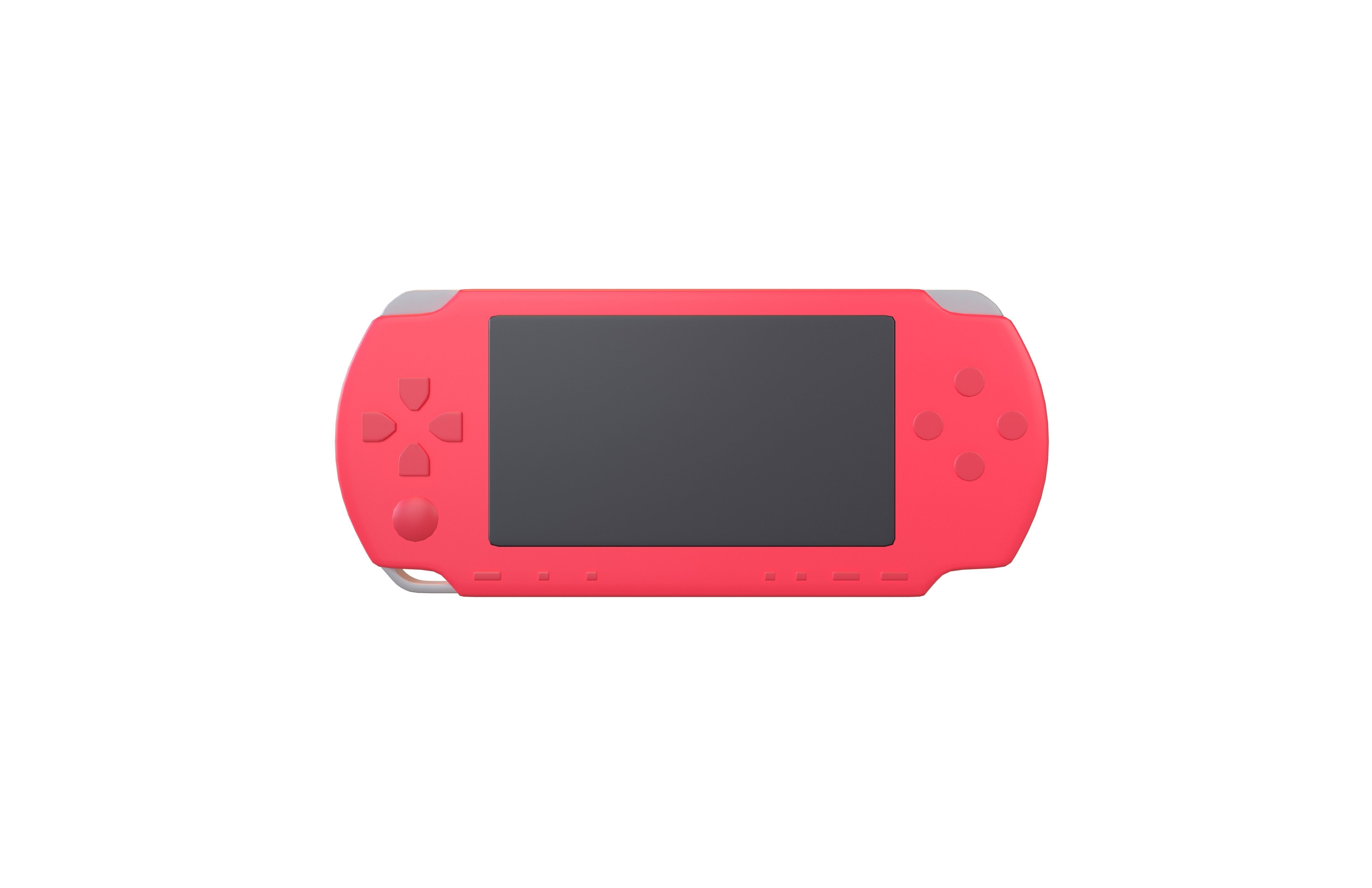 Cartoon PSP v1 002 Low-poly 3D model_1