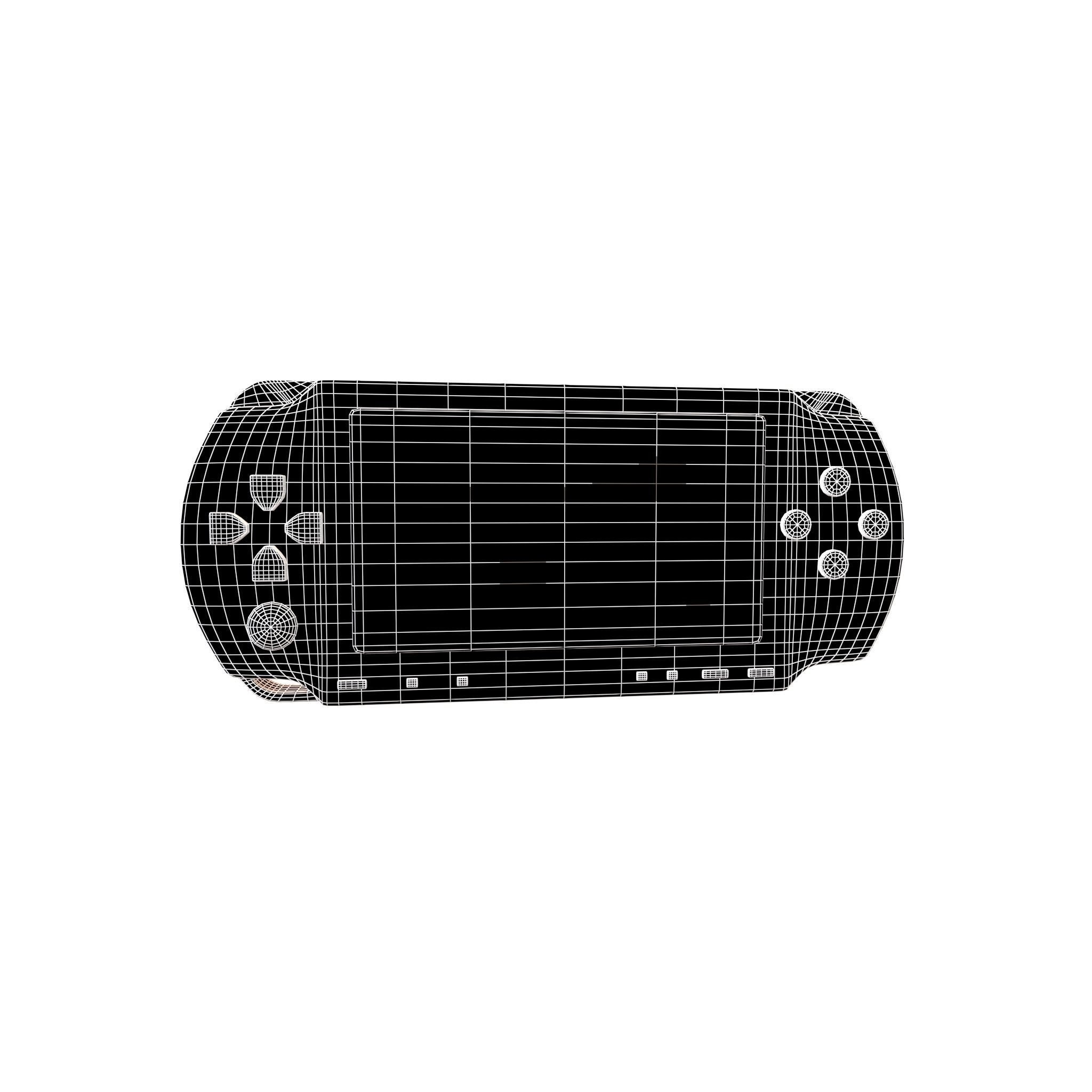 Cartoon PSP v1 002 Low-poly 3D model_5