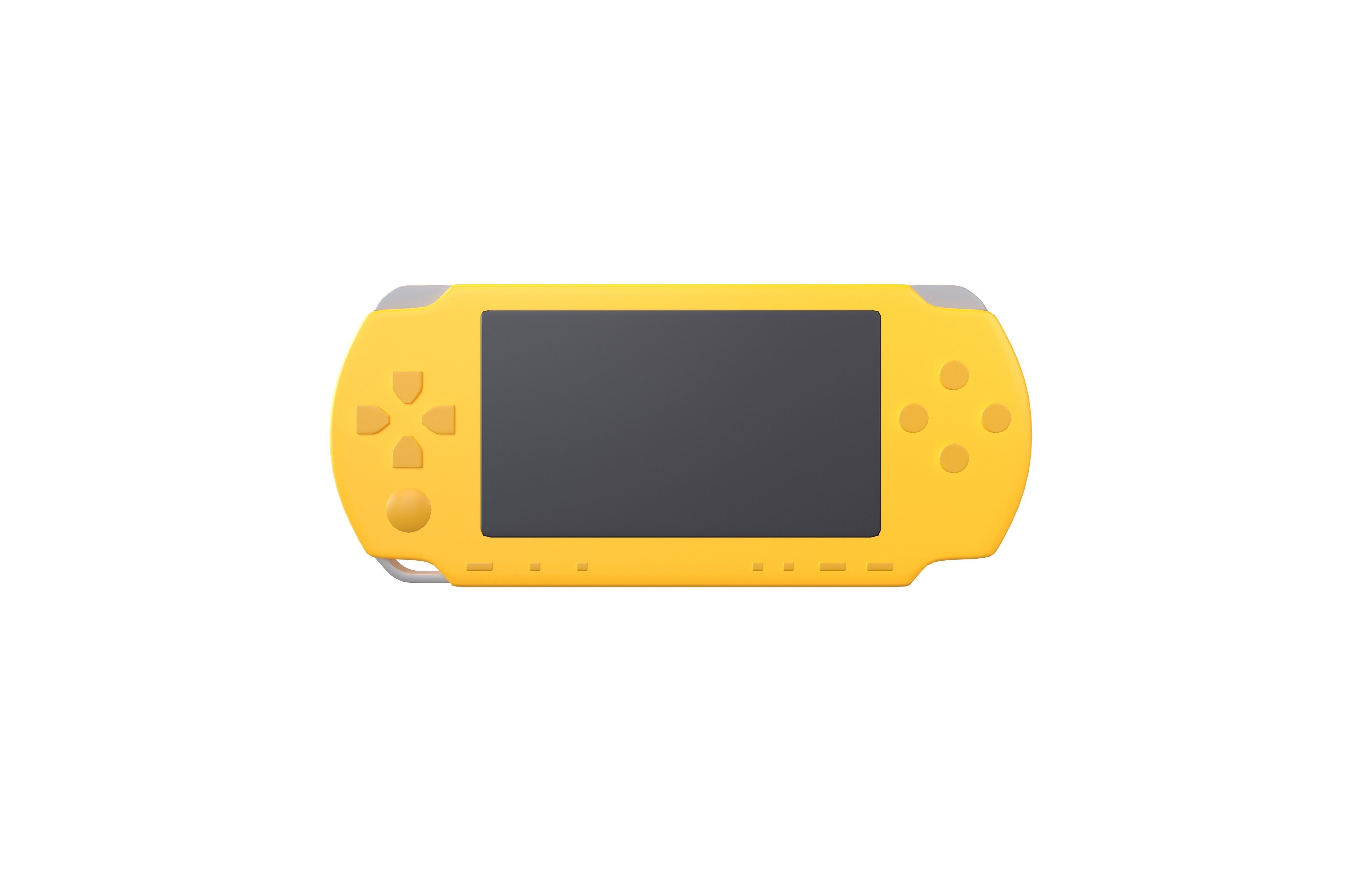 Cartoon PSP v1 003 Low-poly 3D model_2