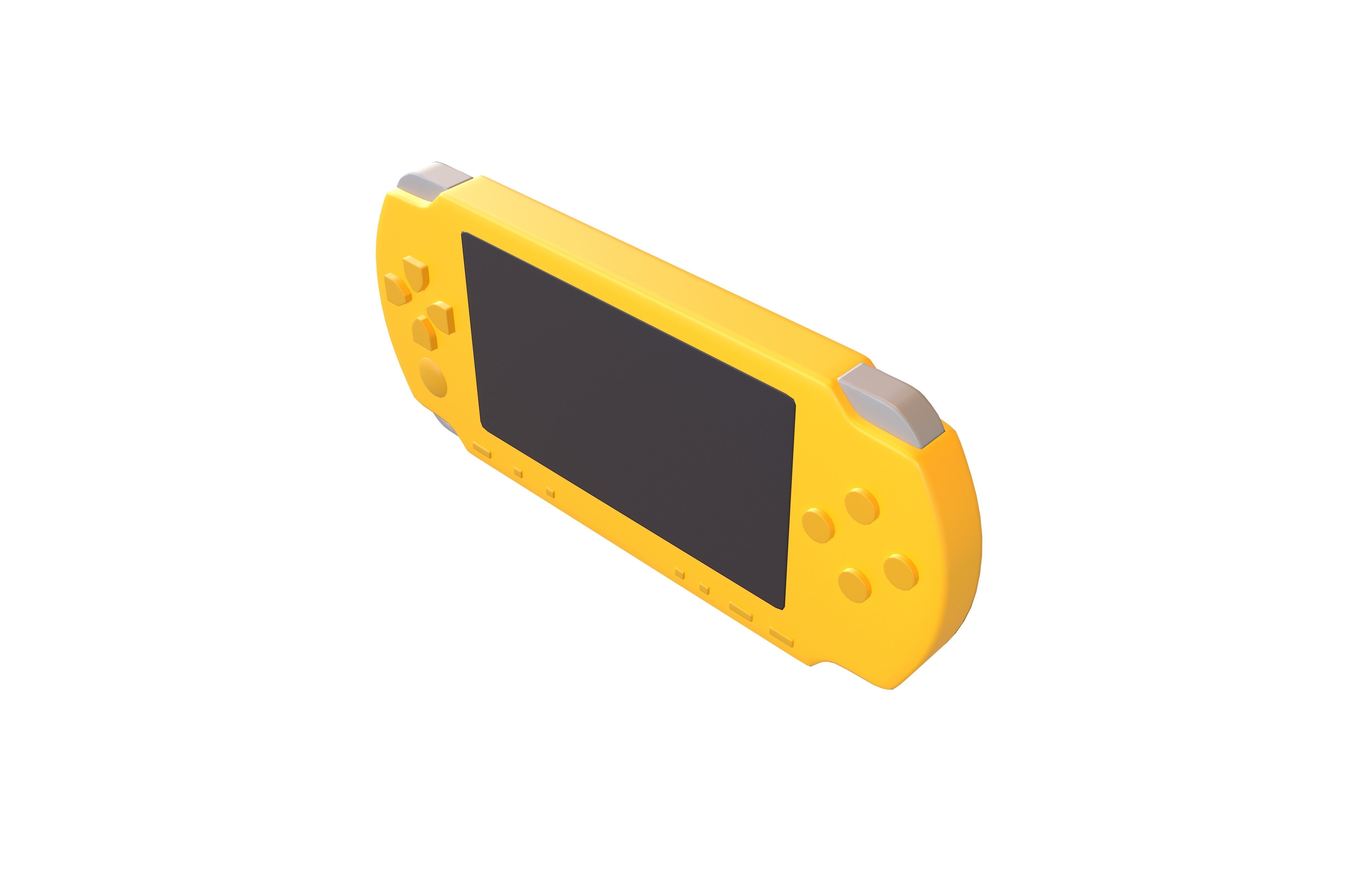 Cartoon PSP v1 003 Low-poly 3D model_1