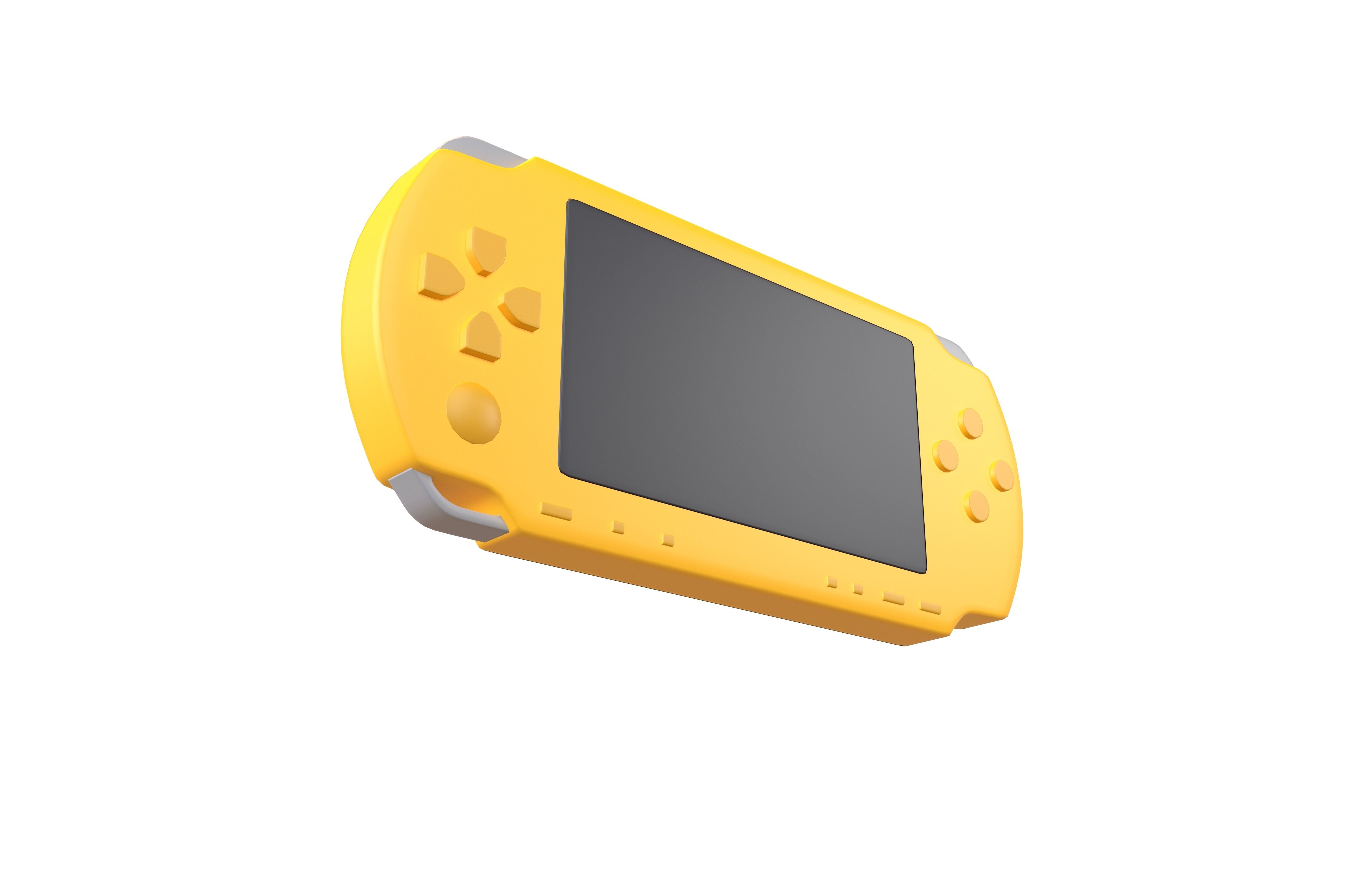 Cartoon PSP v1 003 Low-poly 3D model_3