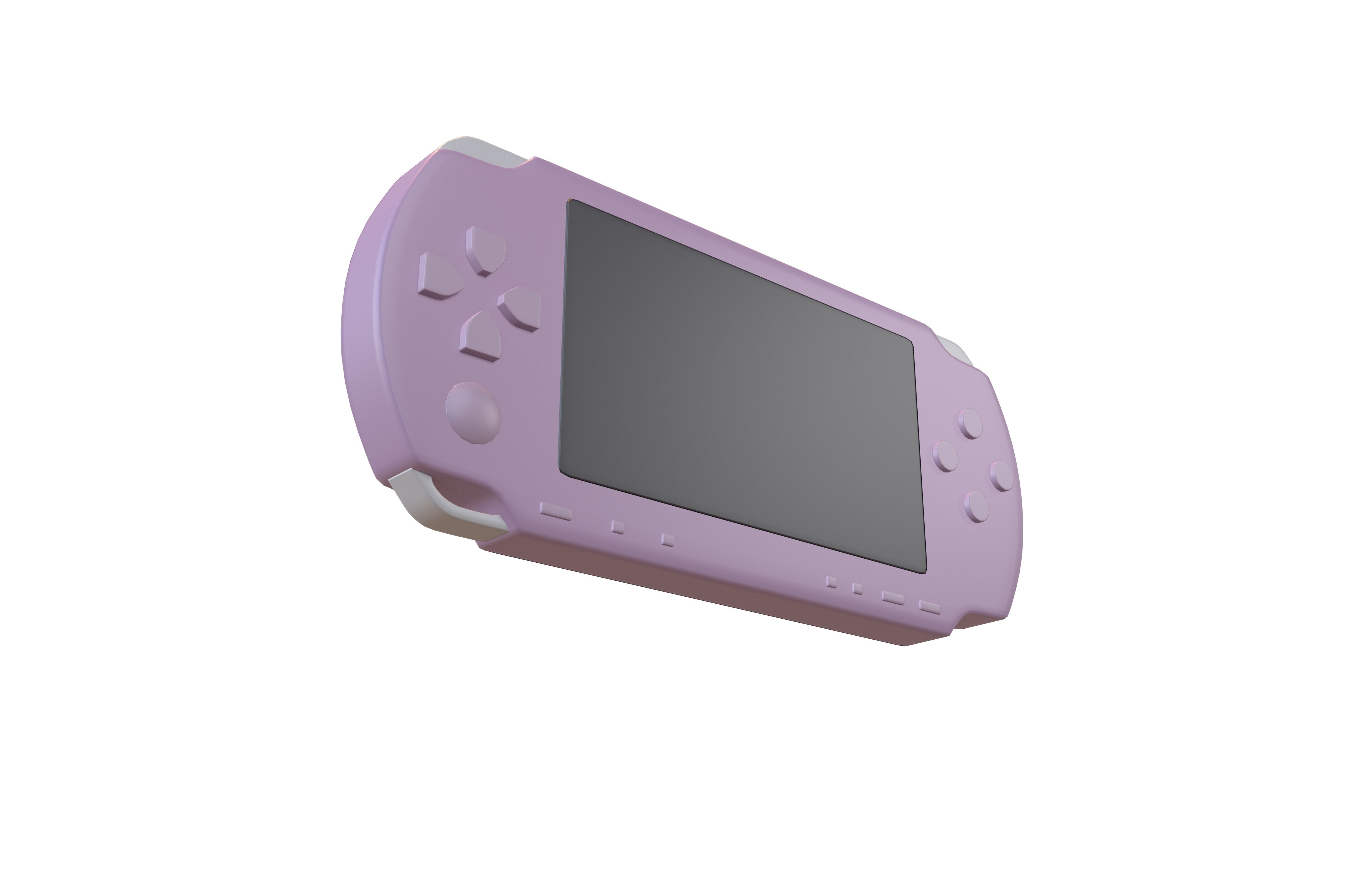 Cartoon PSP v1 007 Low-poly 3D model_3