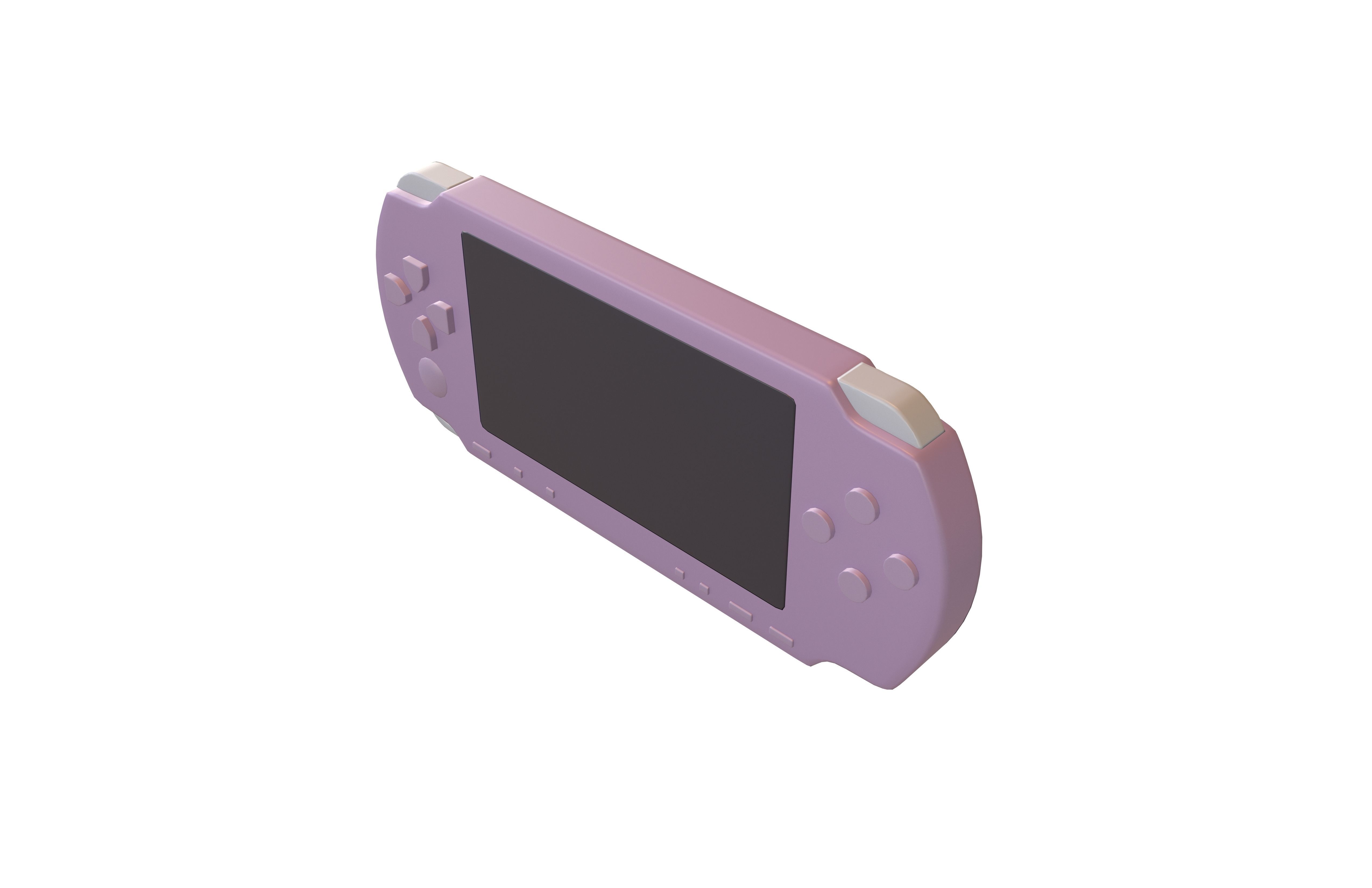 Cartoon PSP v1 007 Low-poly 3D model_2