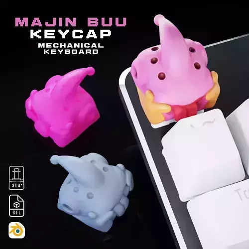 Majin Buu - Keycap 3D for mechanical keyboard - Dragon ball Z -  3D print model