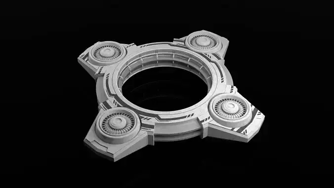 Spaceship futuristic spinner