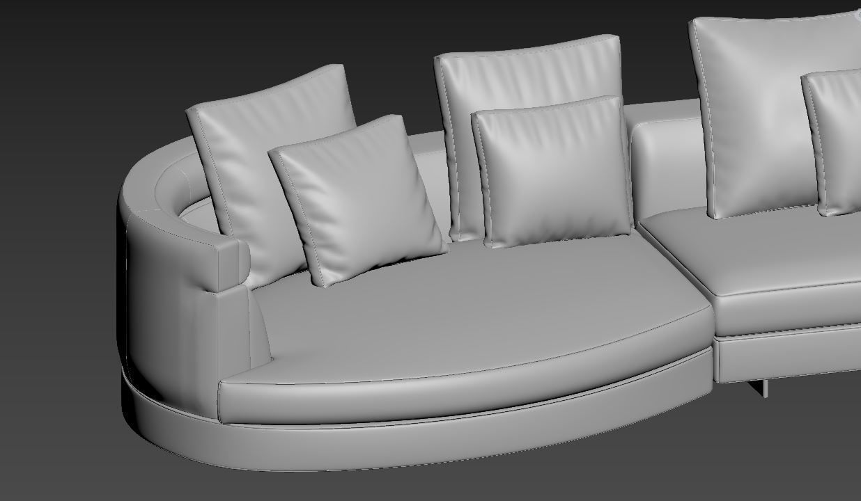 Minotti Alexander Sofa  - Minotti 3D mode 3D model_4