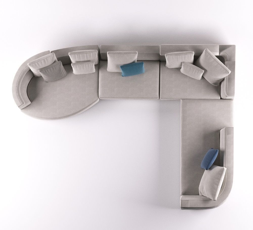 Minotti Alexander Sofa  - Minotti 3D mode 3D model_1