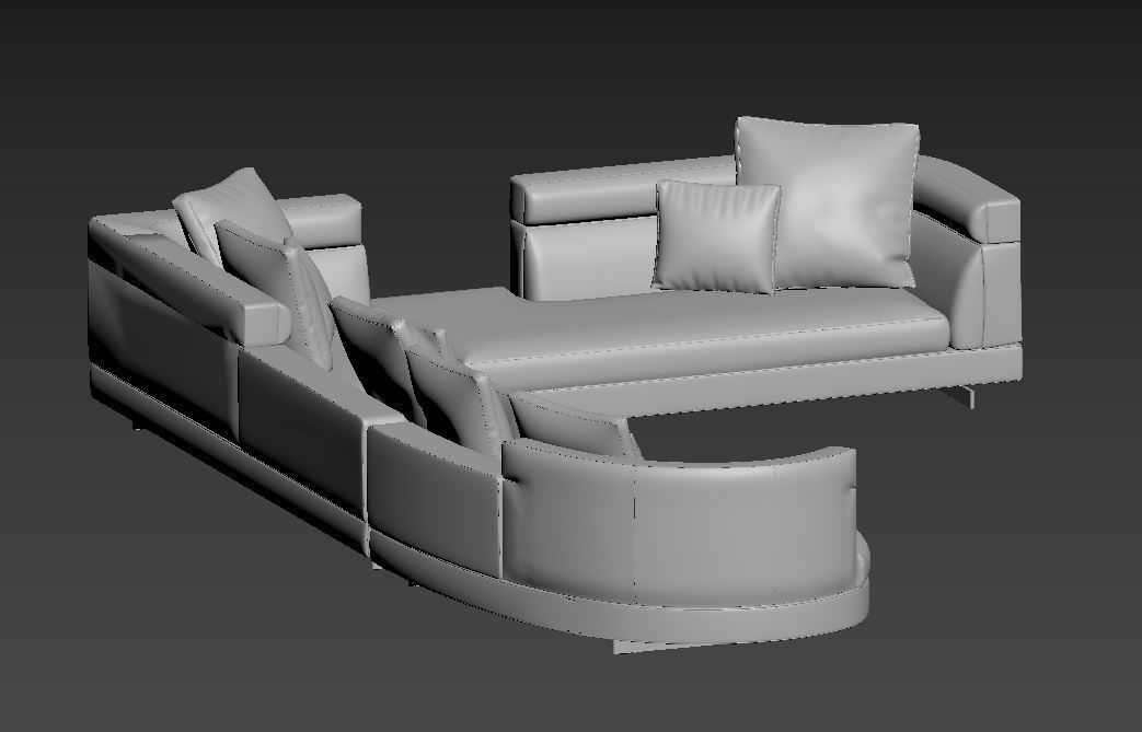 Minotti Alexander Sofa  - Minotti 3D mode 3D model_3