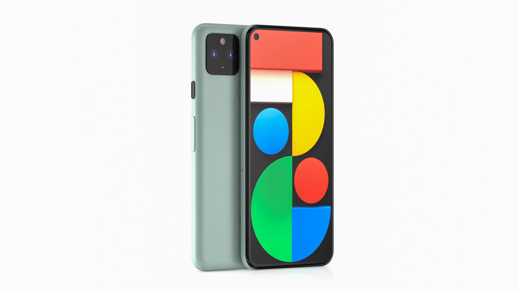 Google Pixel 5 Sorta Sage 3D model_1