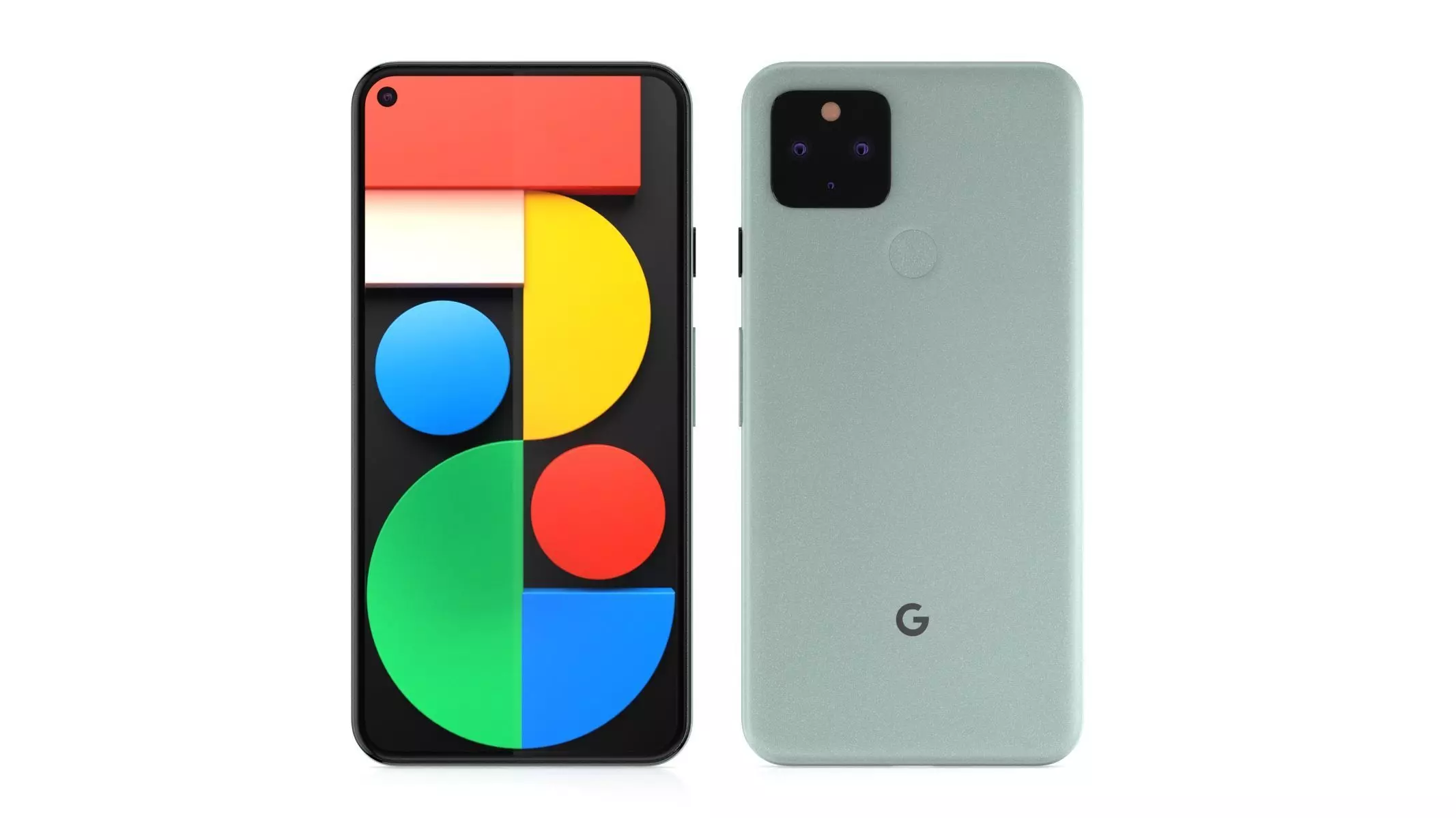 Google Pixel 5 Sorta Sage 3D model_0