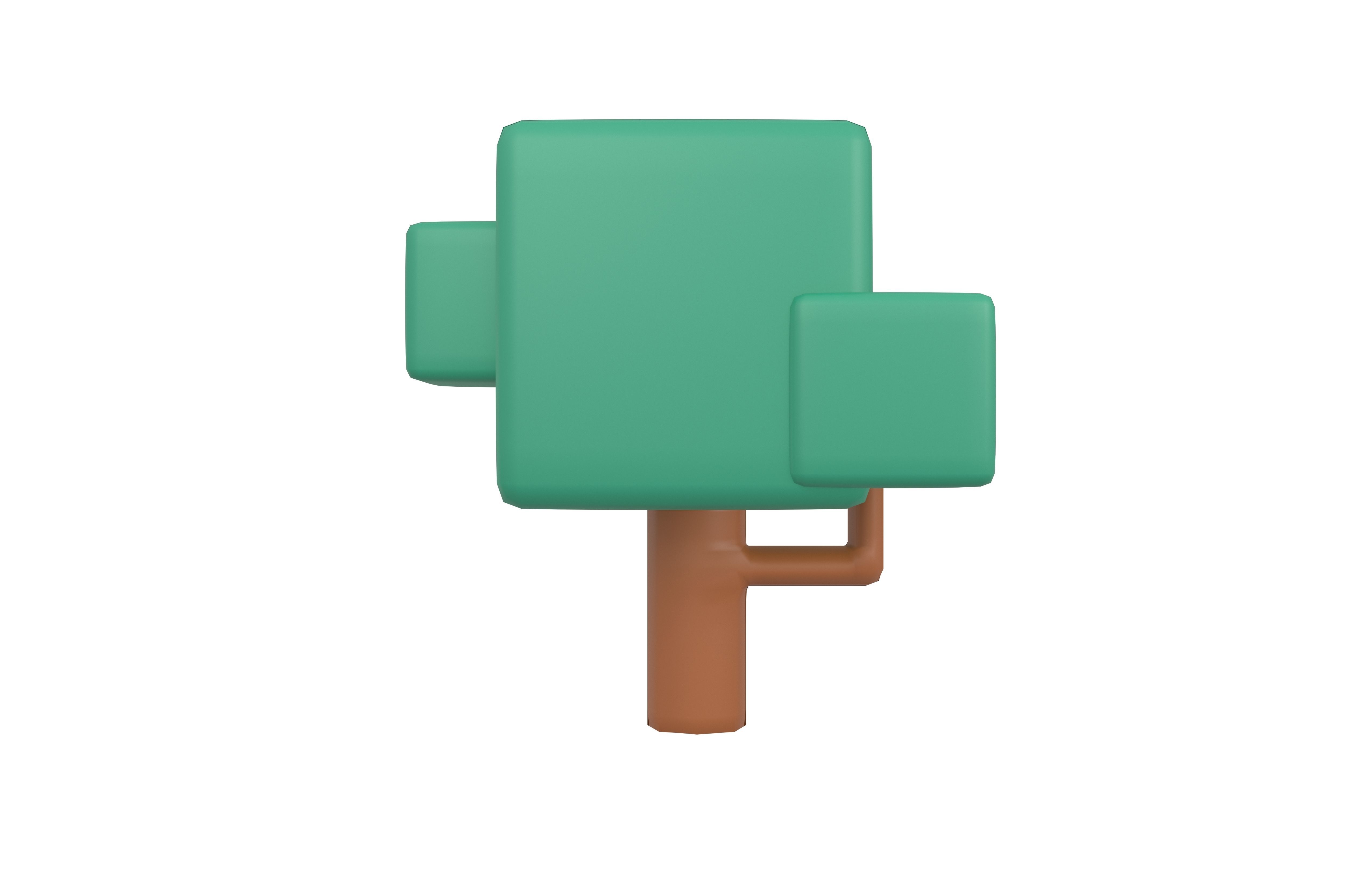 Cartoon Tree v16 003 Low-poly 3D model_1