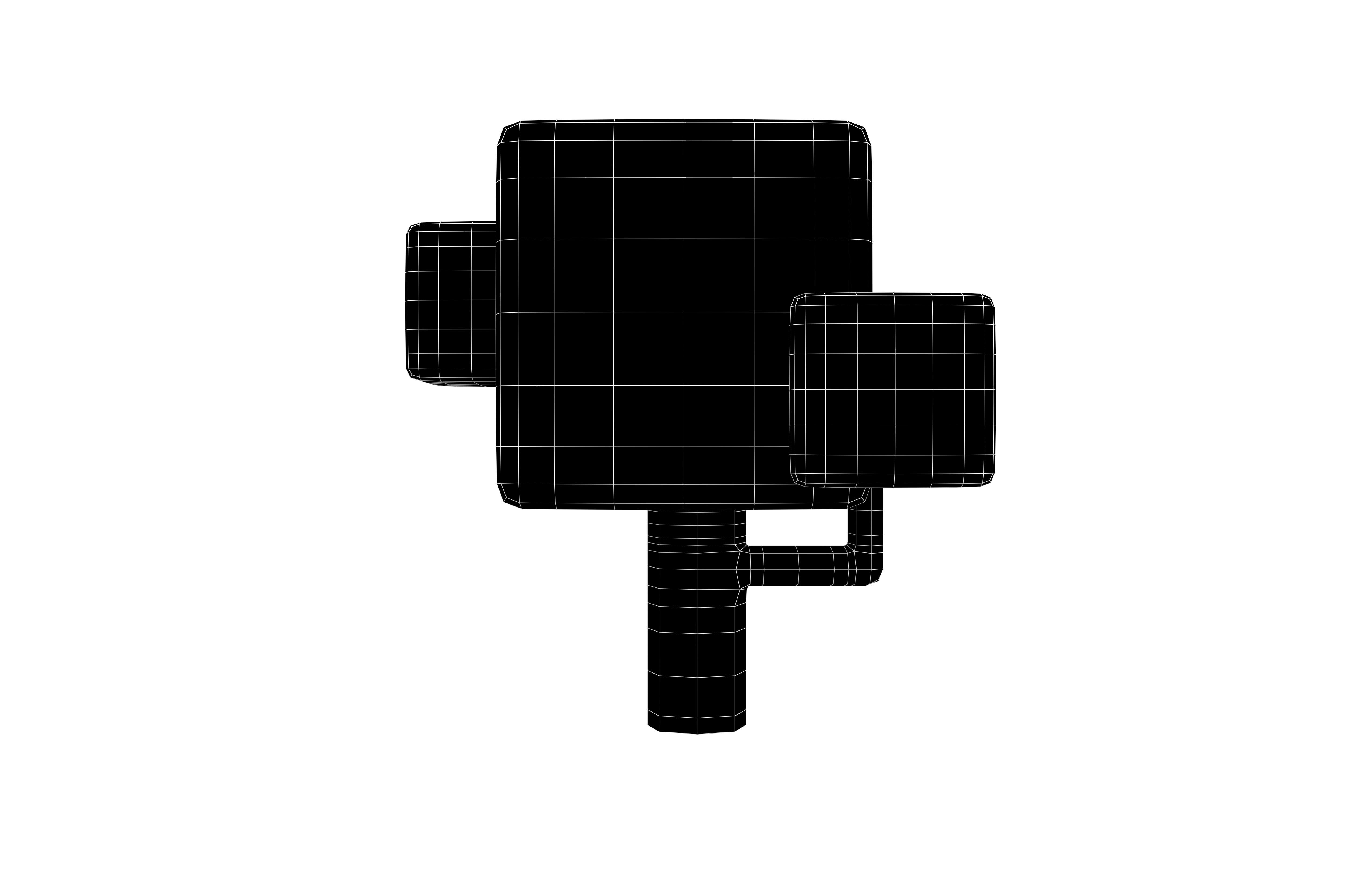 Cartoon Tree v16 003 Low-poly 3D model_5