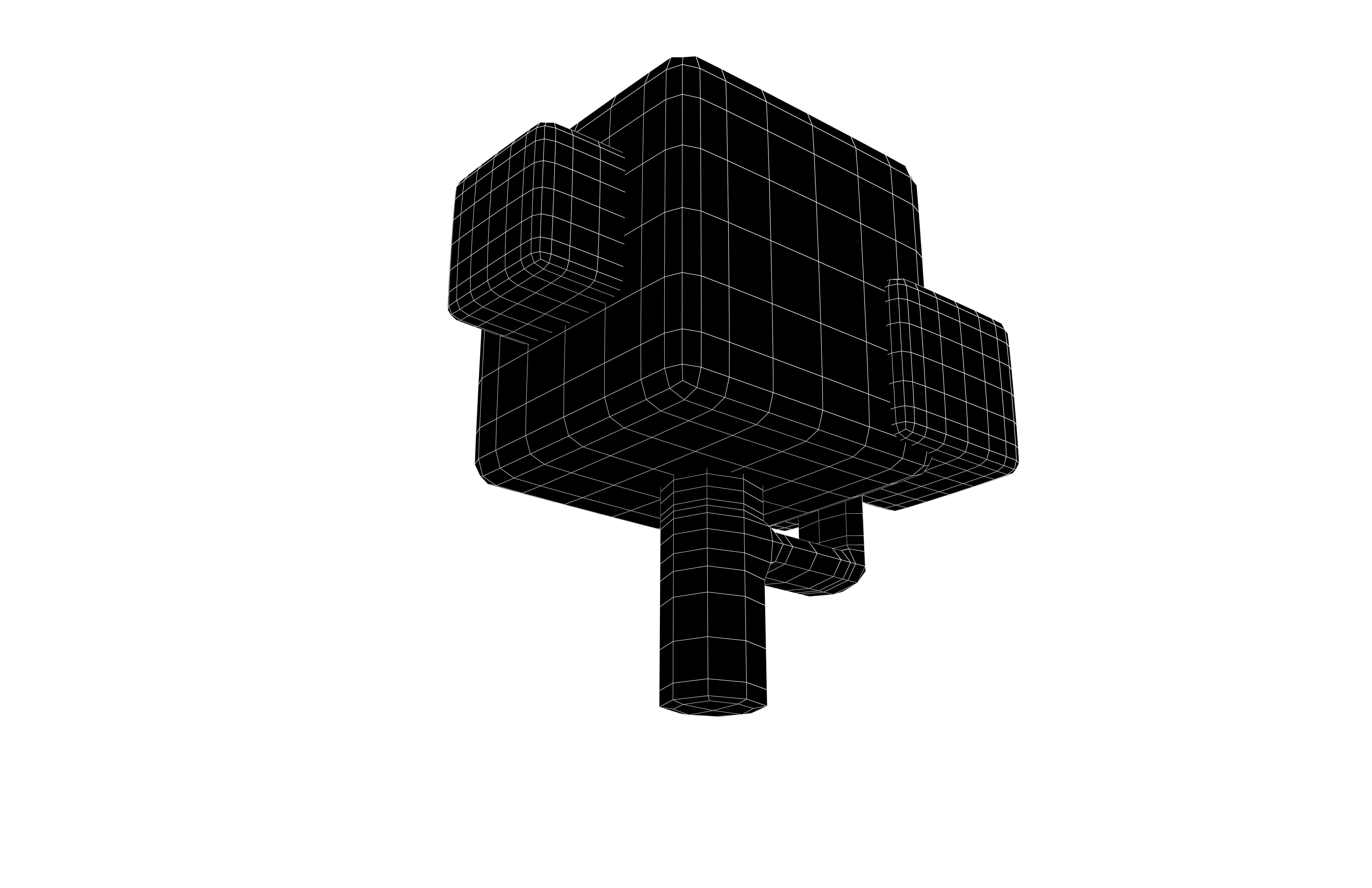 Cartoon Tree v16 003 Low-poly 3D model_7