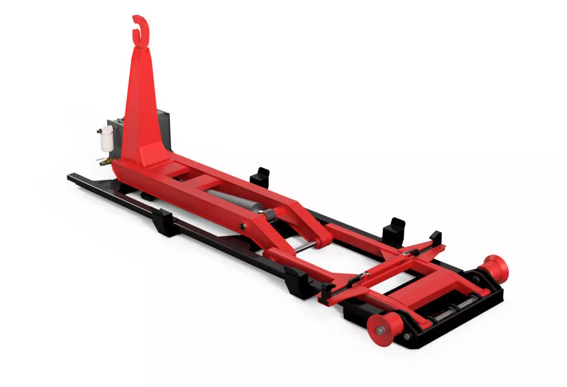 Hookloader City Lifting and tipping loader 3D model_0