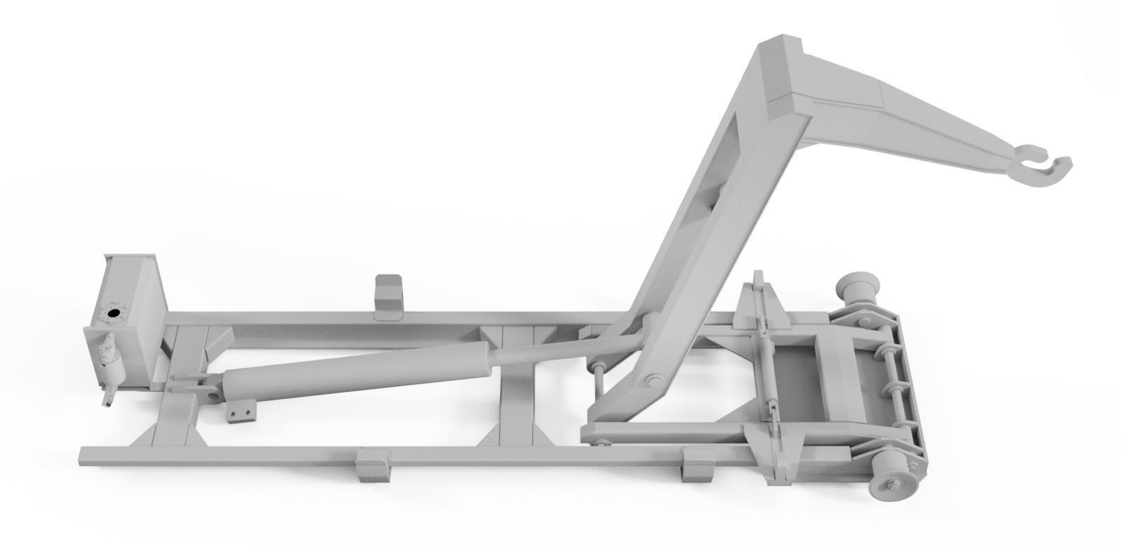 Hookloader City Lifting and tipping loader 3D model_4