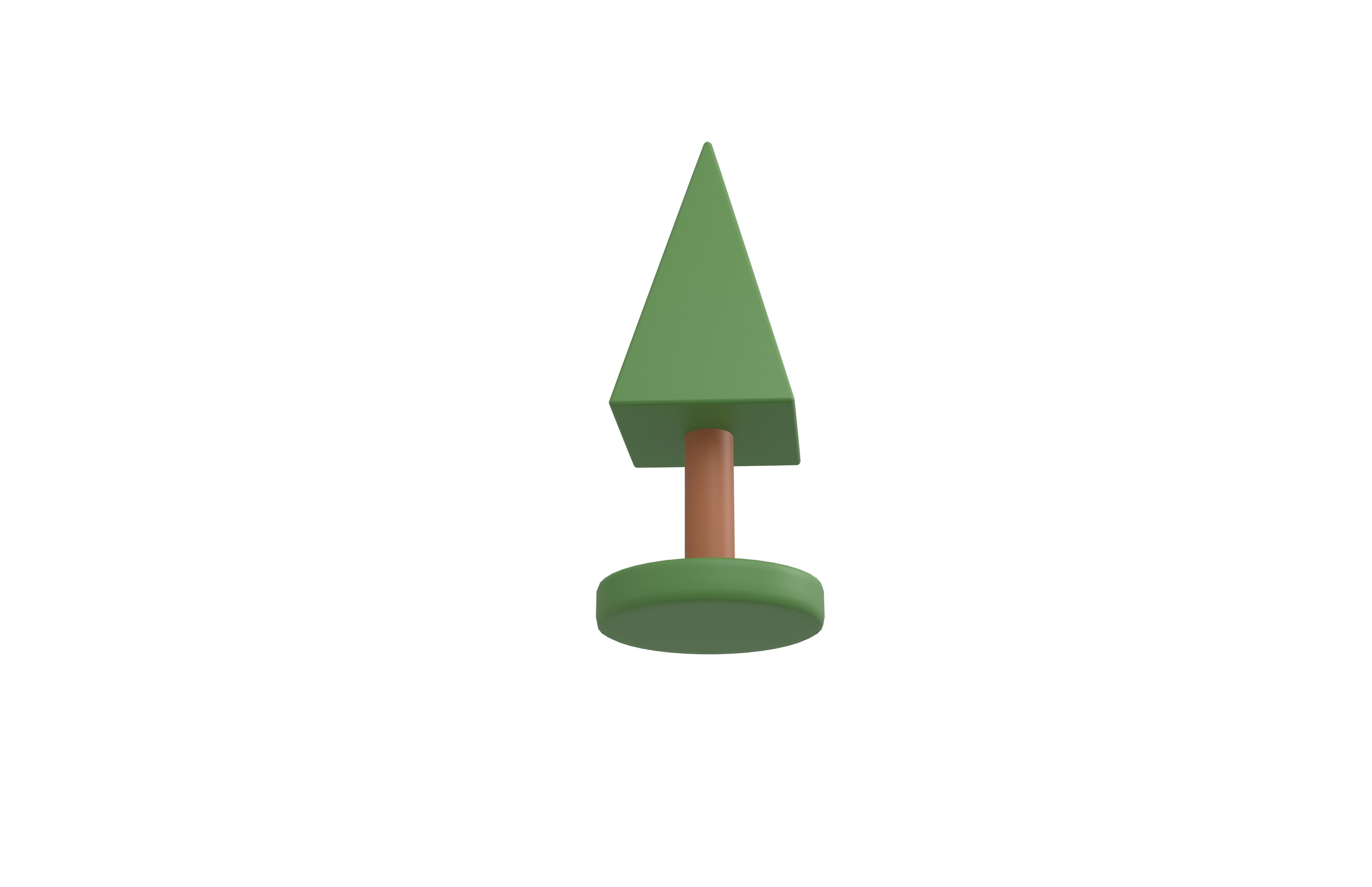 Cartoon Tree v24 002 Low-poly 3D model_3