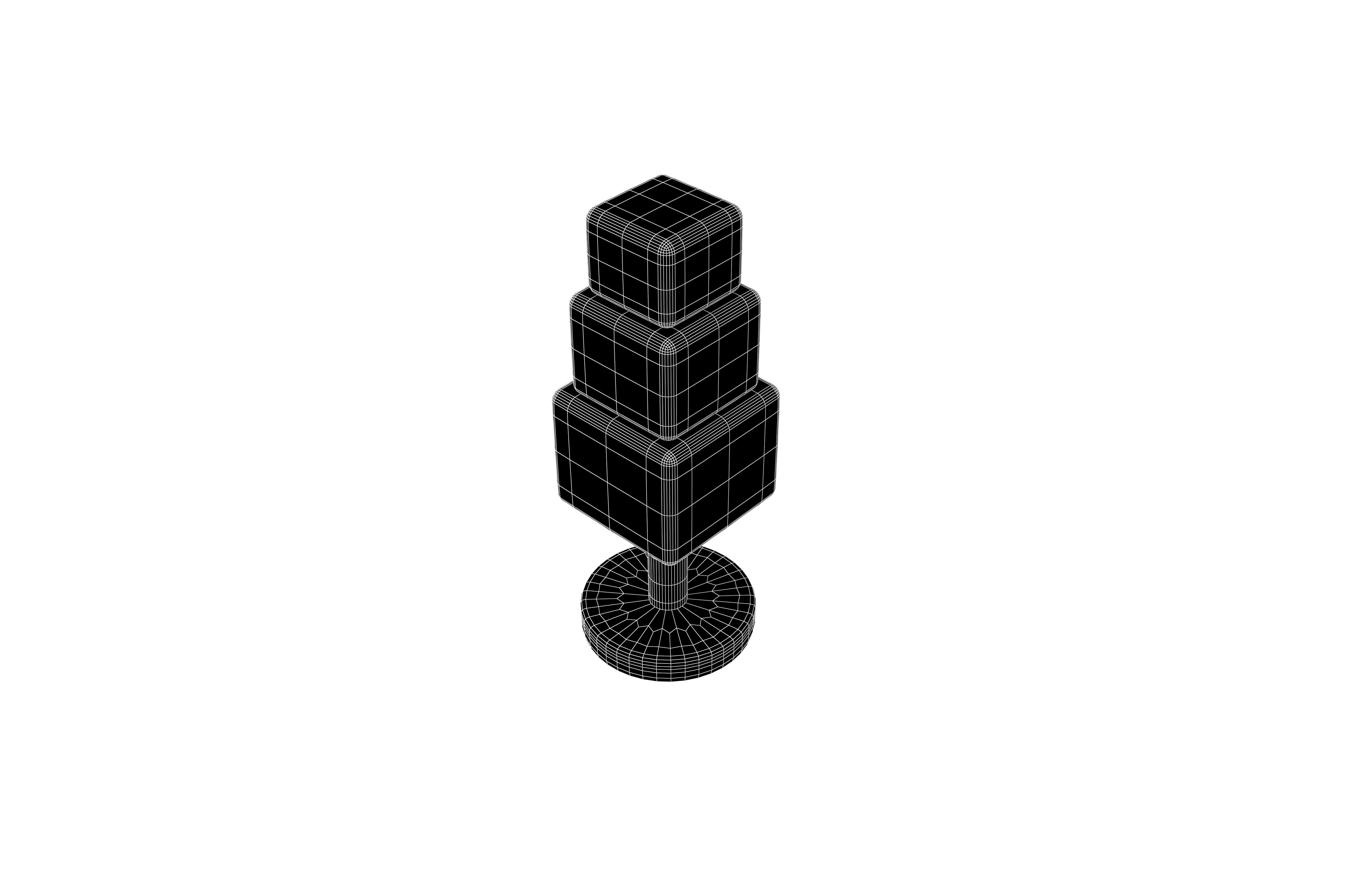 Cartoon Tree v25 002 Low-poly 3D model_5