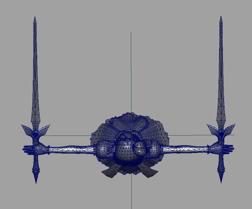 Mary girl Low-poly 3D model_1