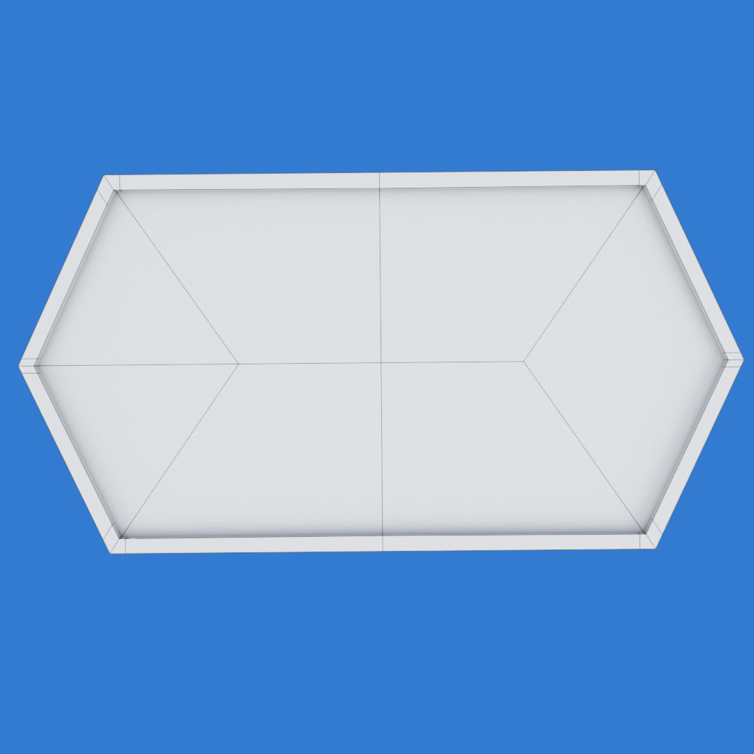 Wooden Hamster Cage Low-poly 3D model_22