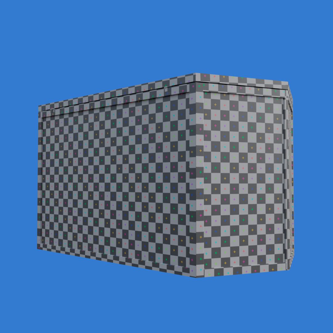 Wooden Hamster Cage Low-poly 3D model_30