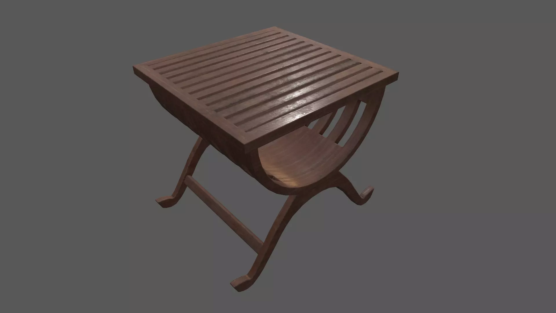 Table furniture Free low-poly 3D model