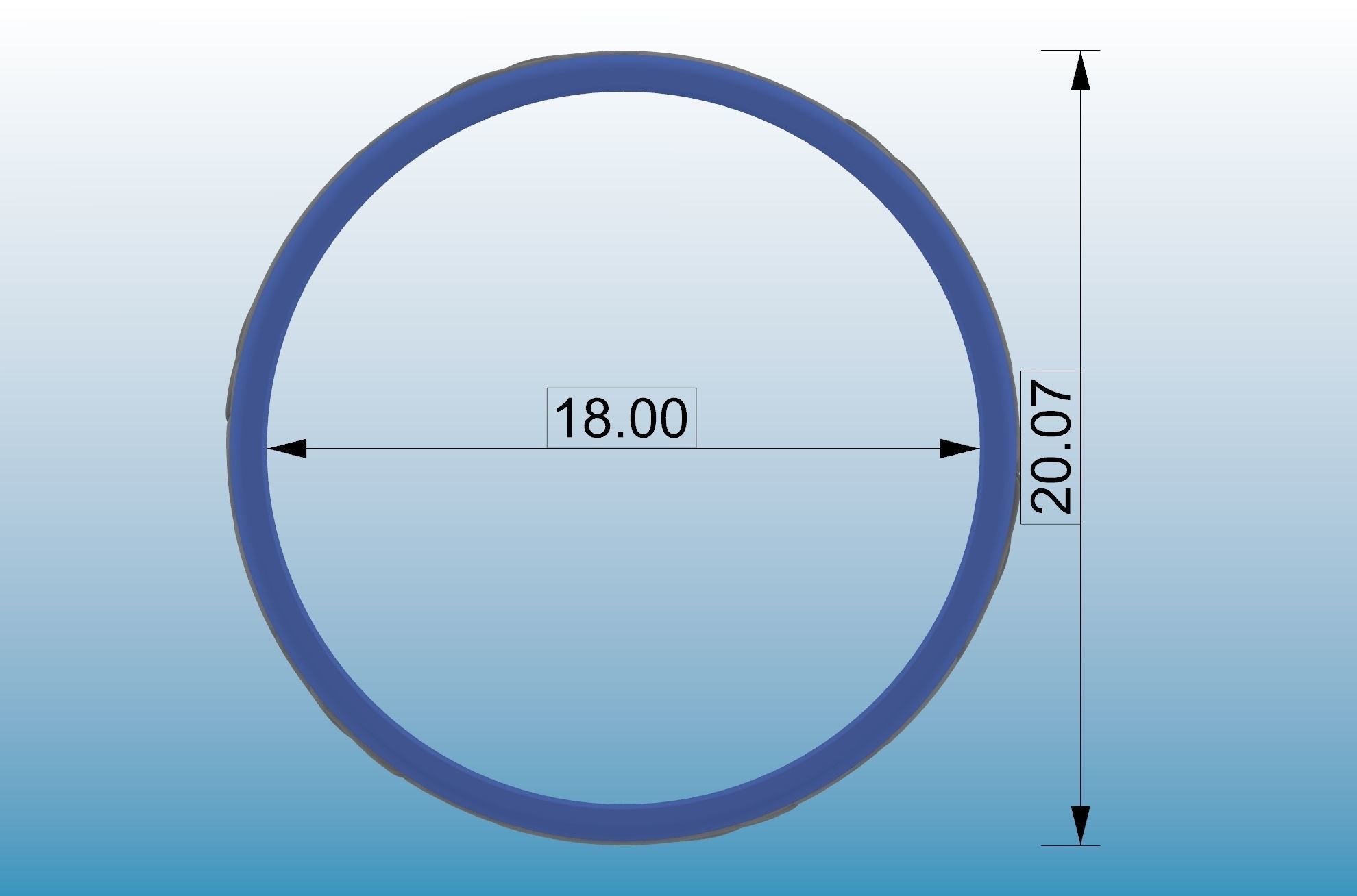 wedding ring 3D print model_14