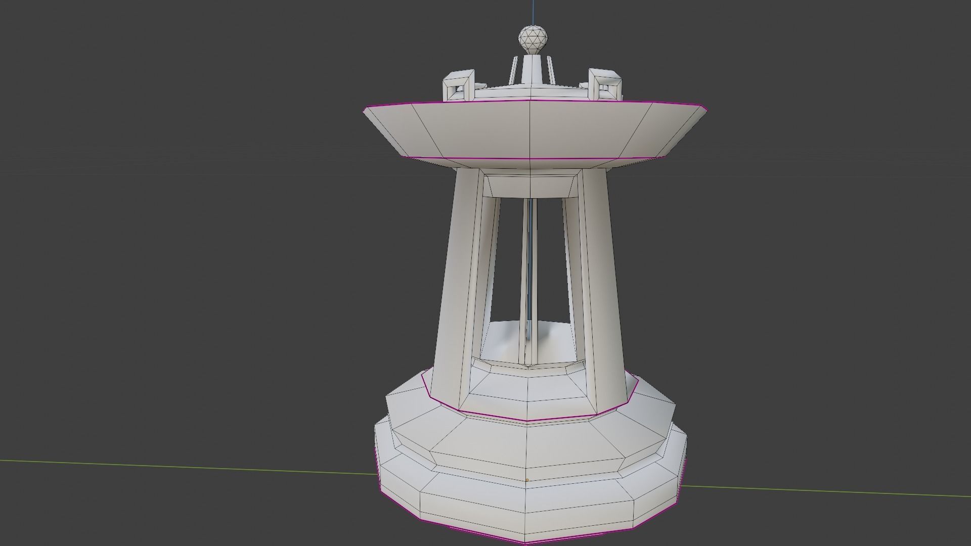 Emission Submission Chess Set Low-poly 3D model_6