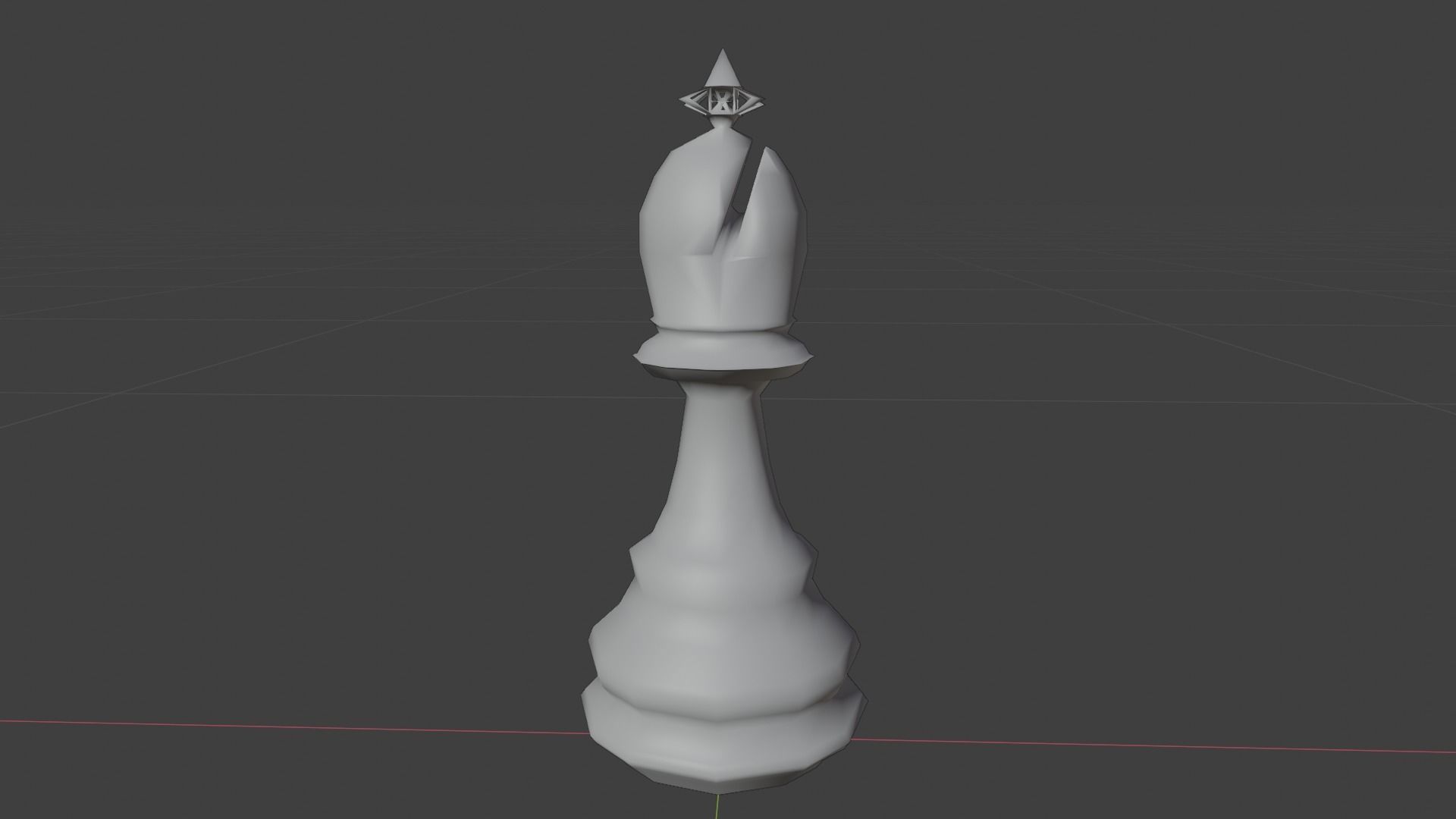 Emission Submission Chess Set Low-poly 3D model_20