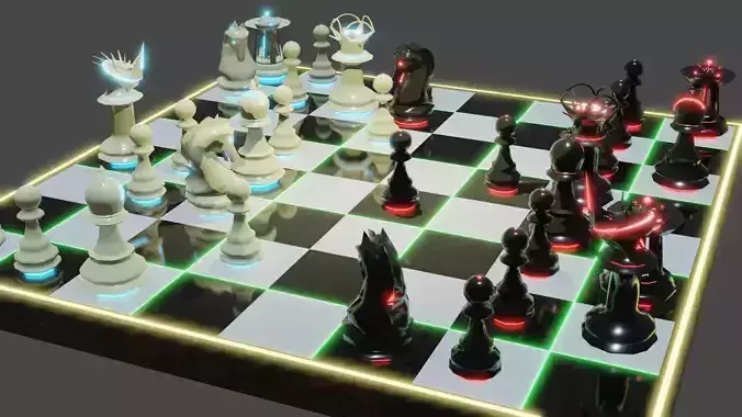 Emission Submission Chess Set