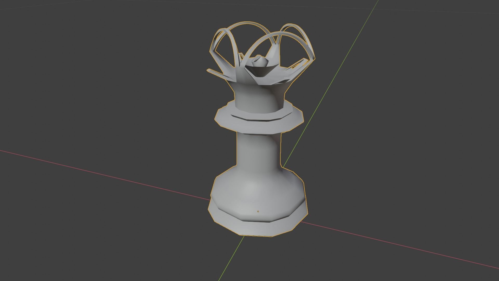 Emission Submission Chess Set Low-poly 3D model_9