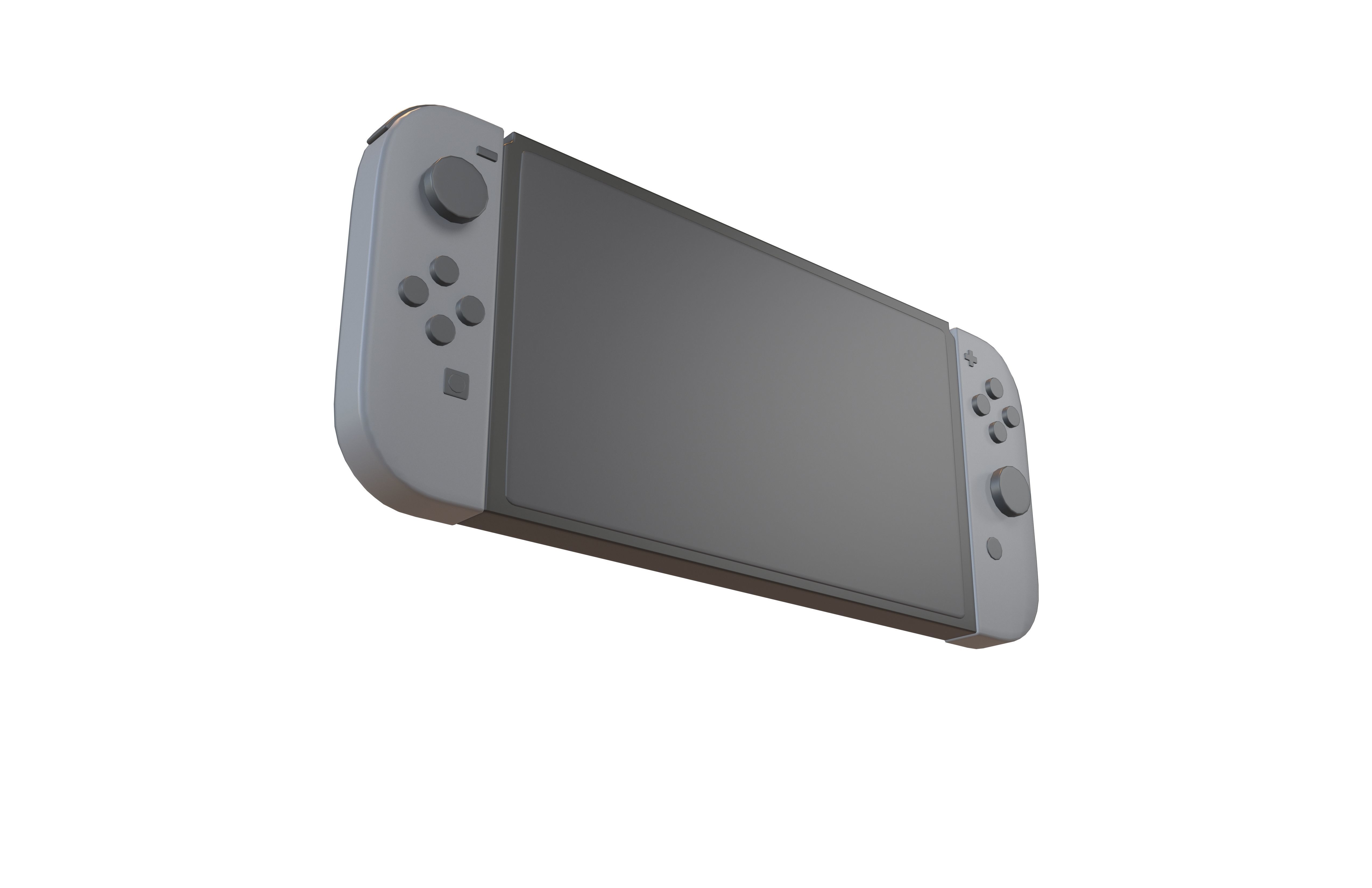 Cartoon Switch v1 004 Low-poly 3D model_1