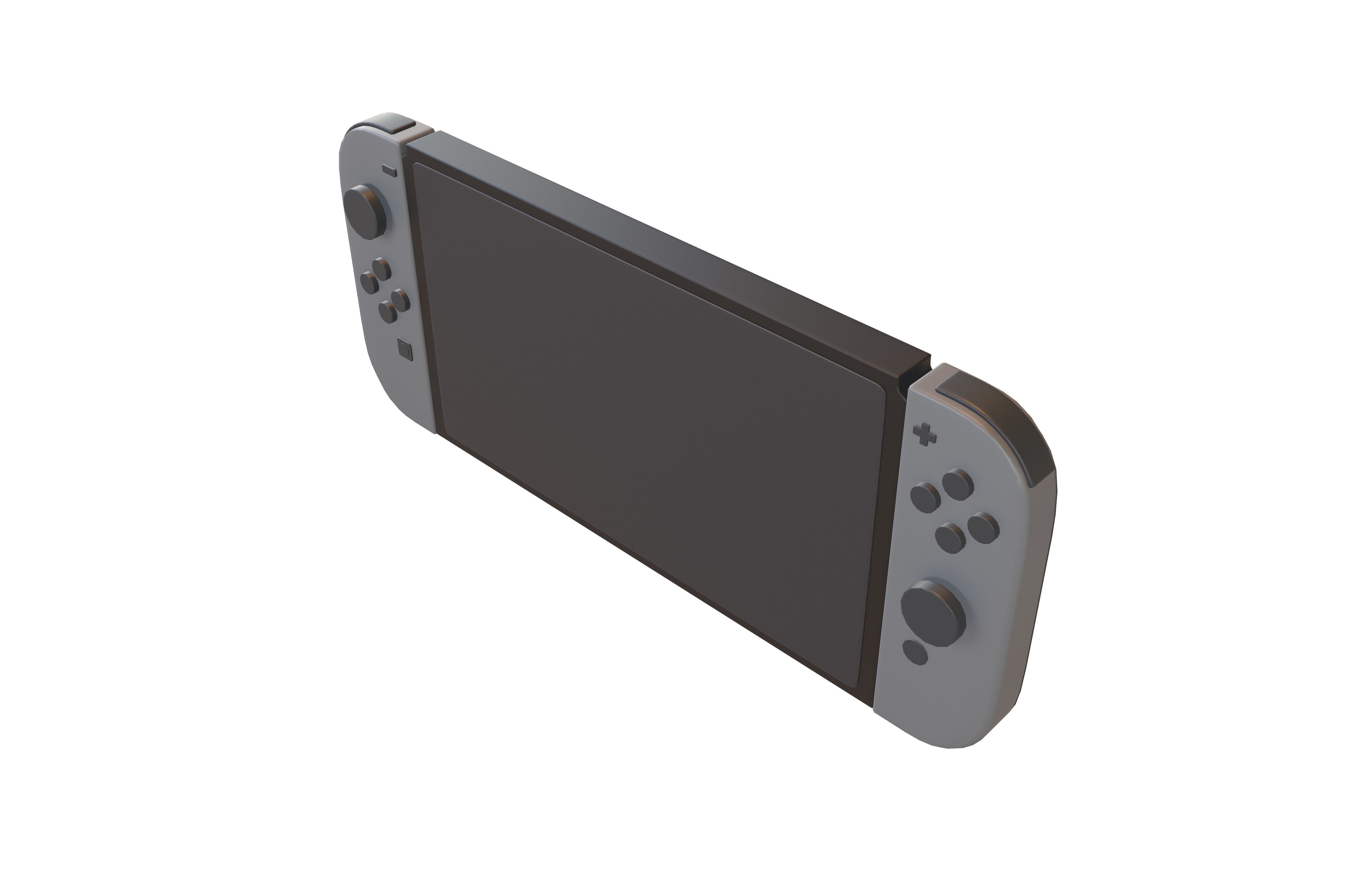 Cartoon Switch v1 004 Low-poly 3D model_3