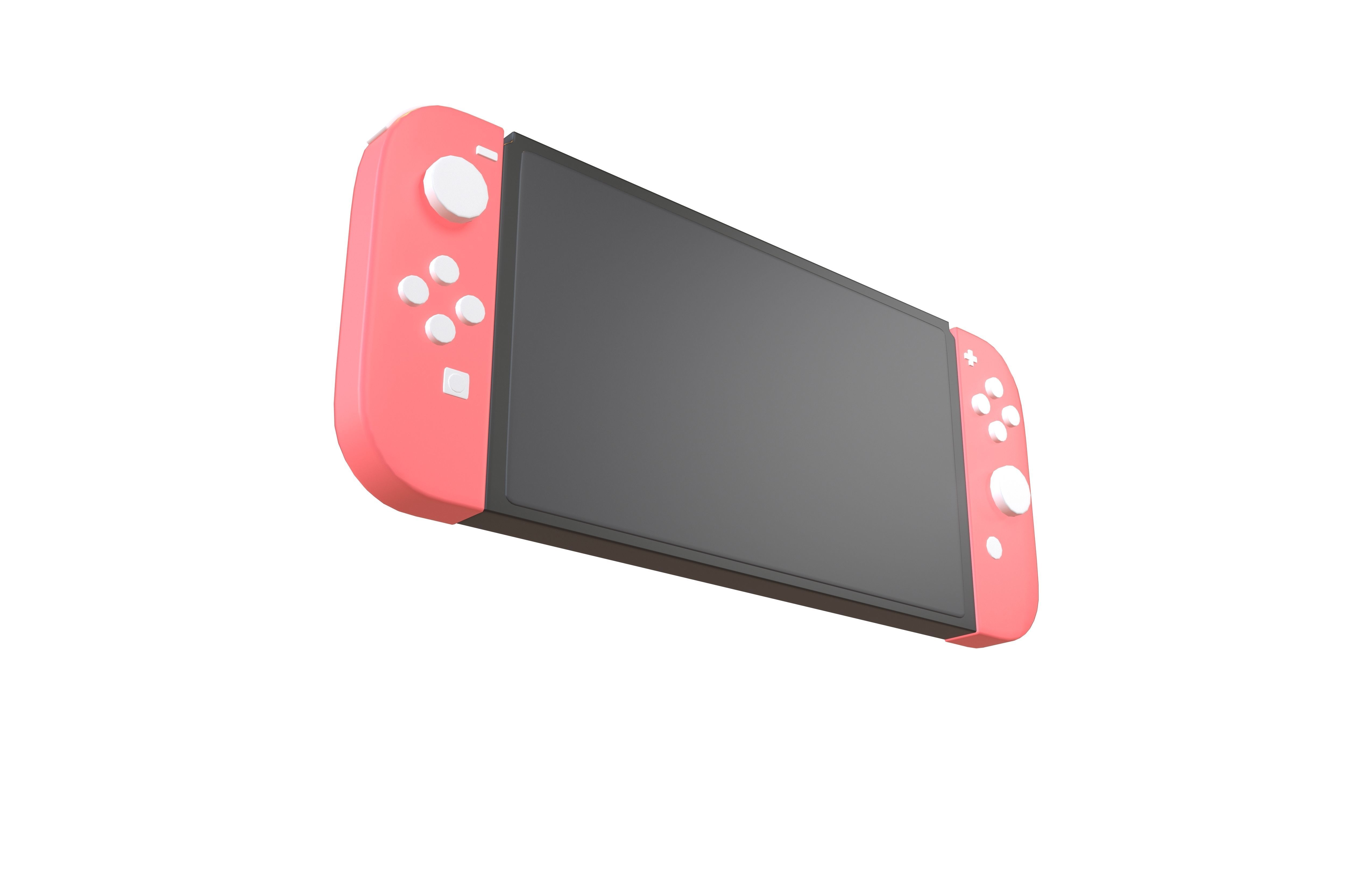 Cartoon Switch v1 006 Low-poly 3D model_3