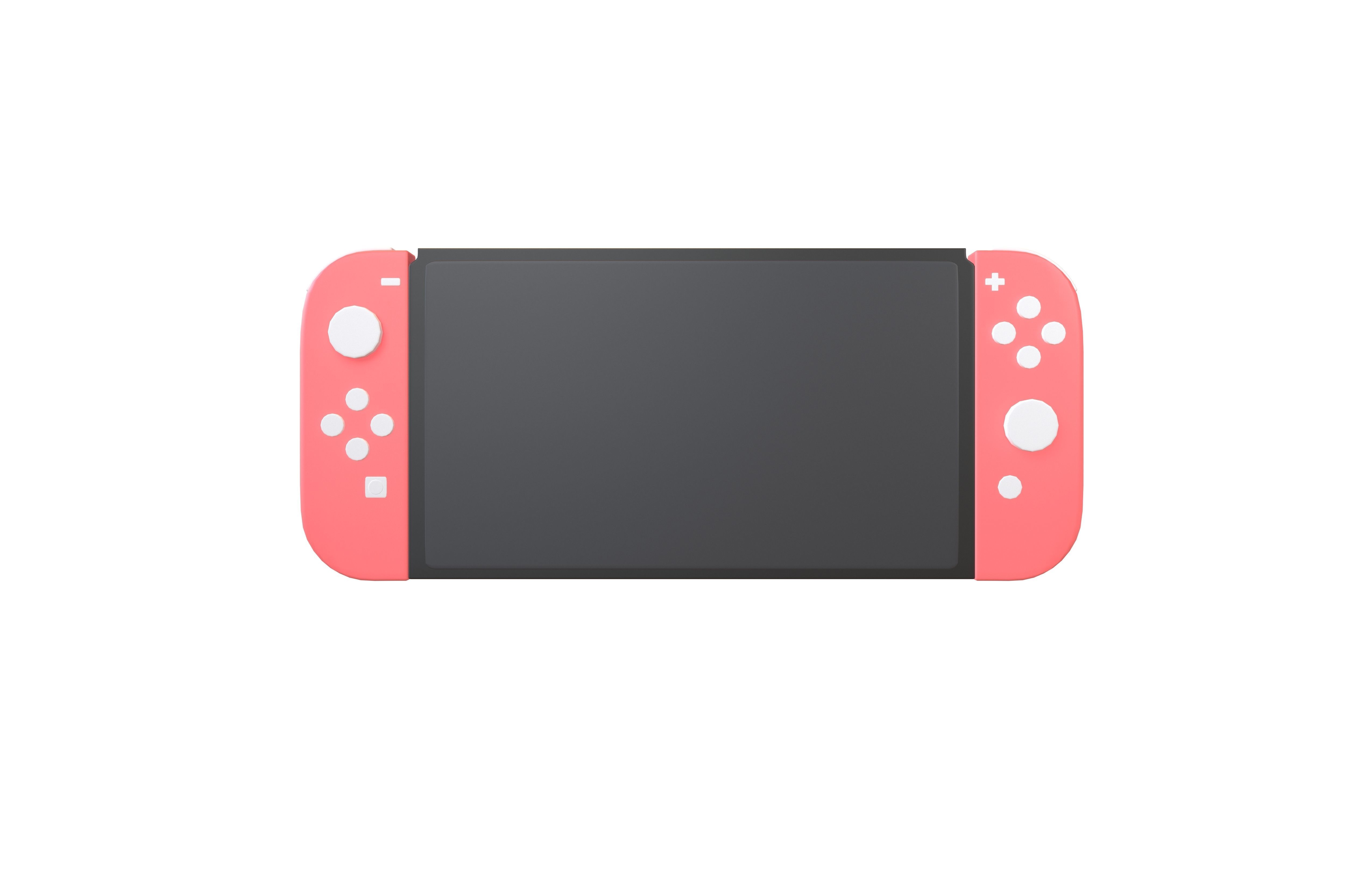 Cartoon Switch v1 006 Low-poly 3D model_1