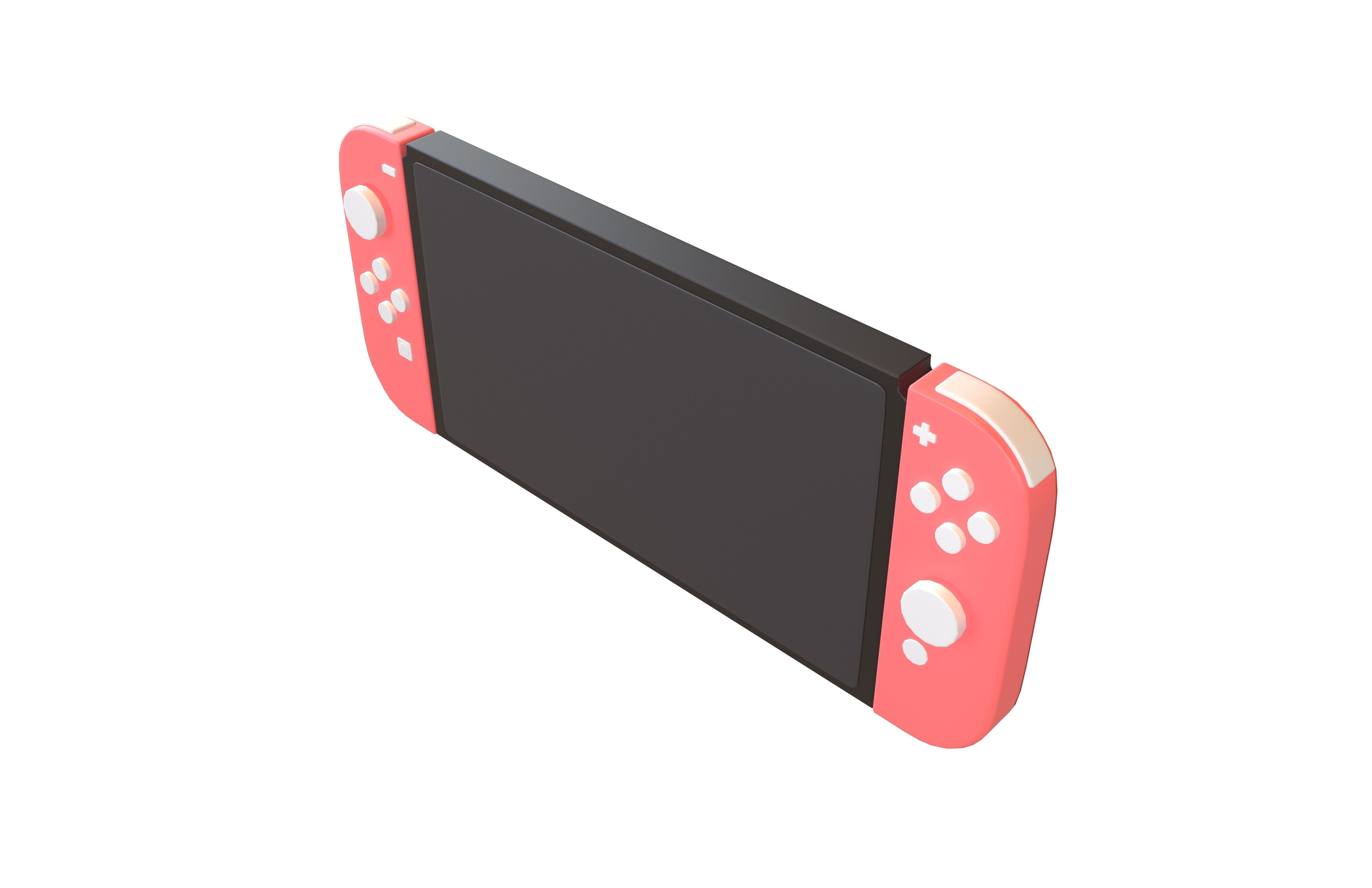 Cartoon Switch v1 006 Low-poly 3D model_2