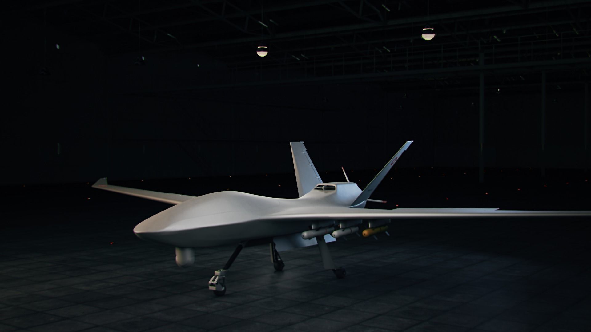 UAV drone 3D model_4