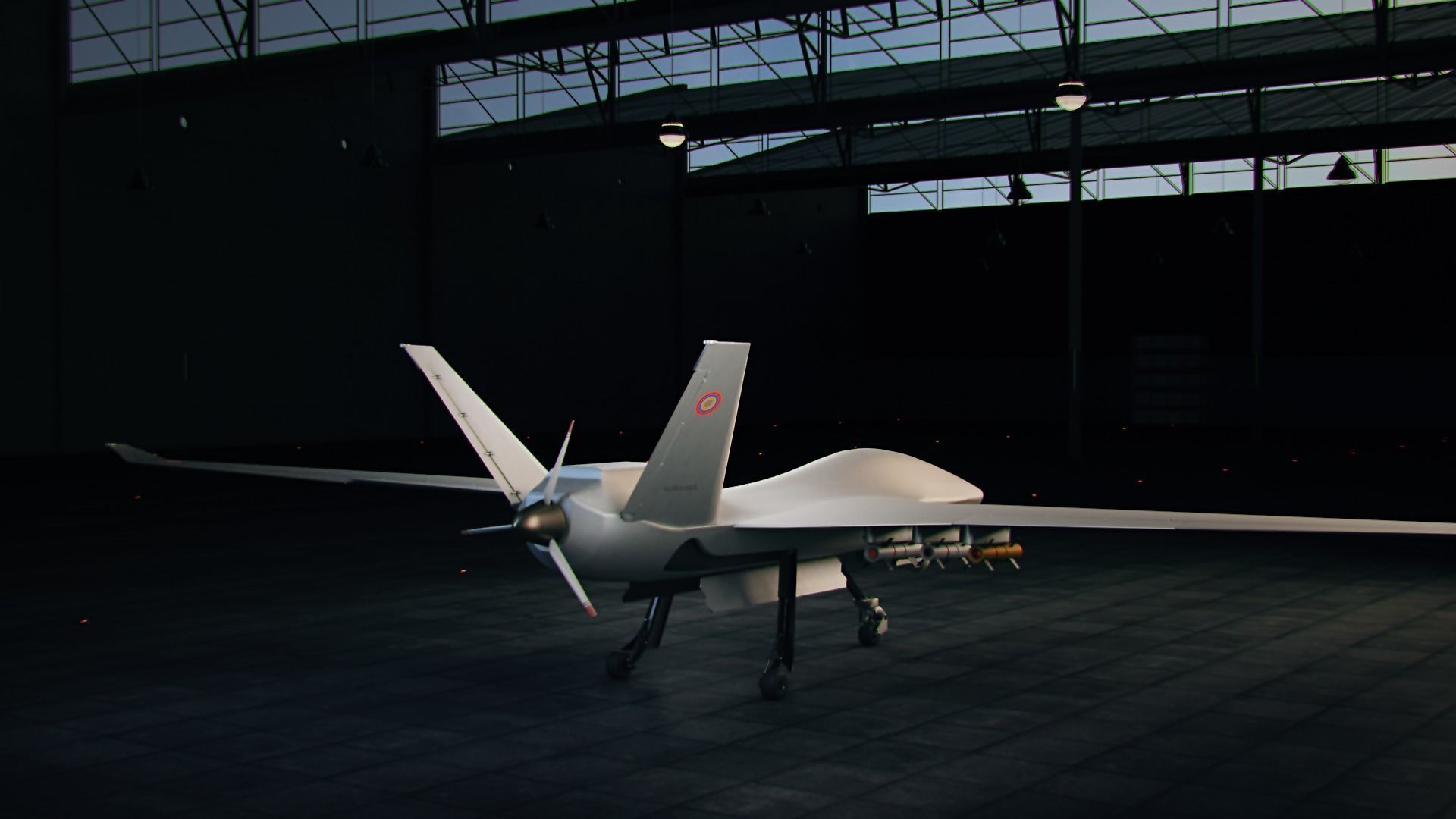 UAV drone 3D model_5