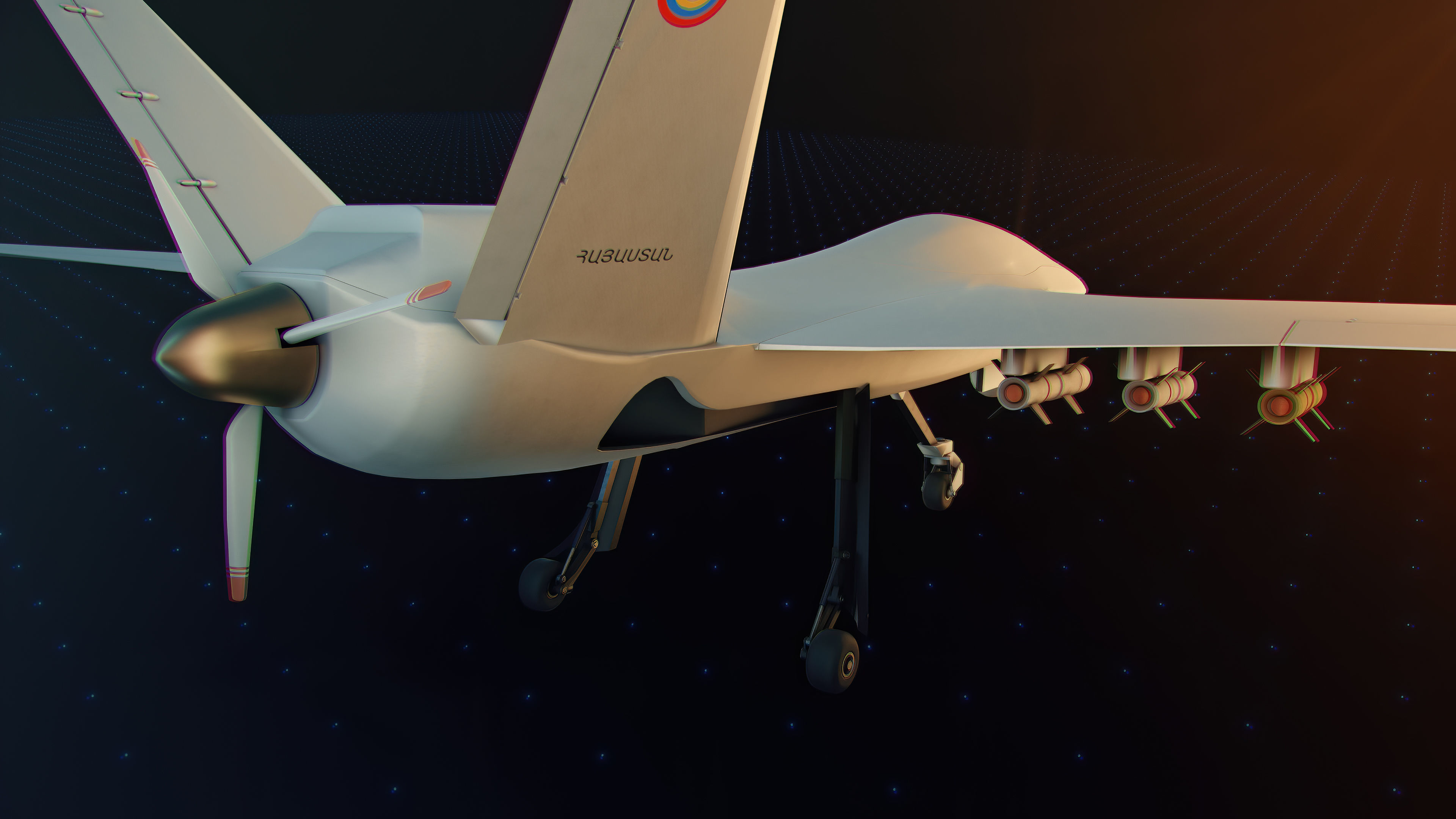 UAV drone 3D model_15