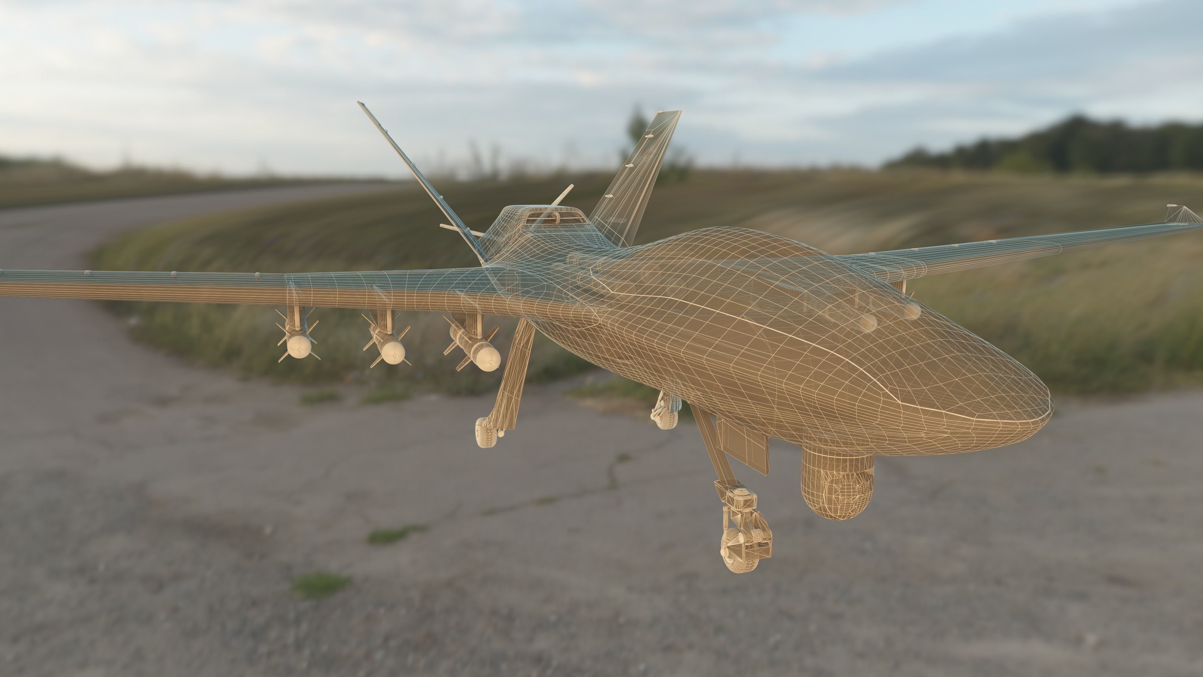 UAV drone 3D model_29