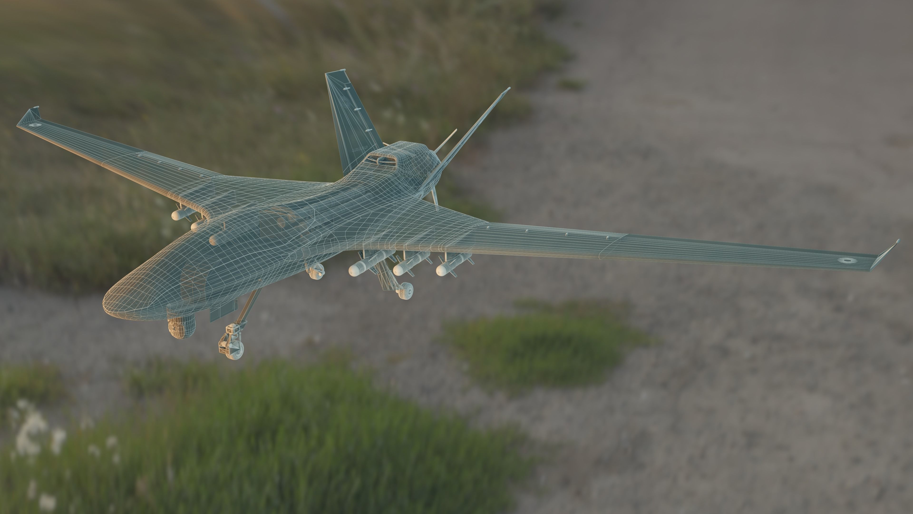 UAV drone 3D model_30