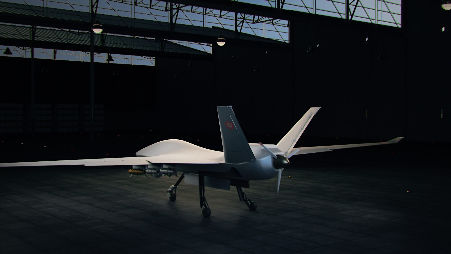 UAV drone 3D model_8