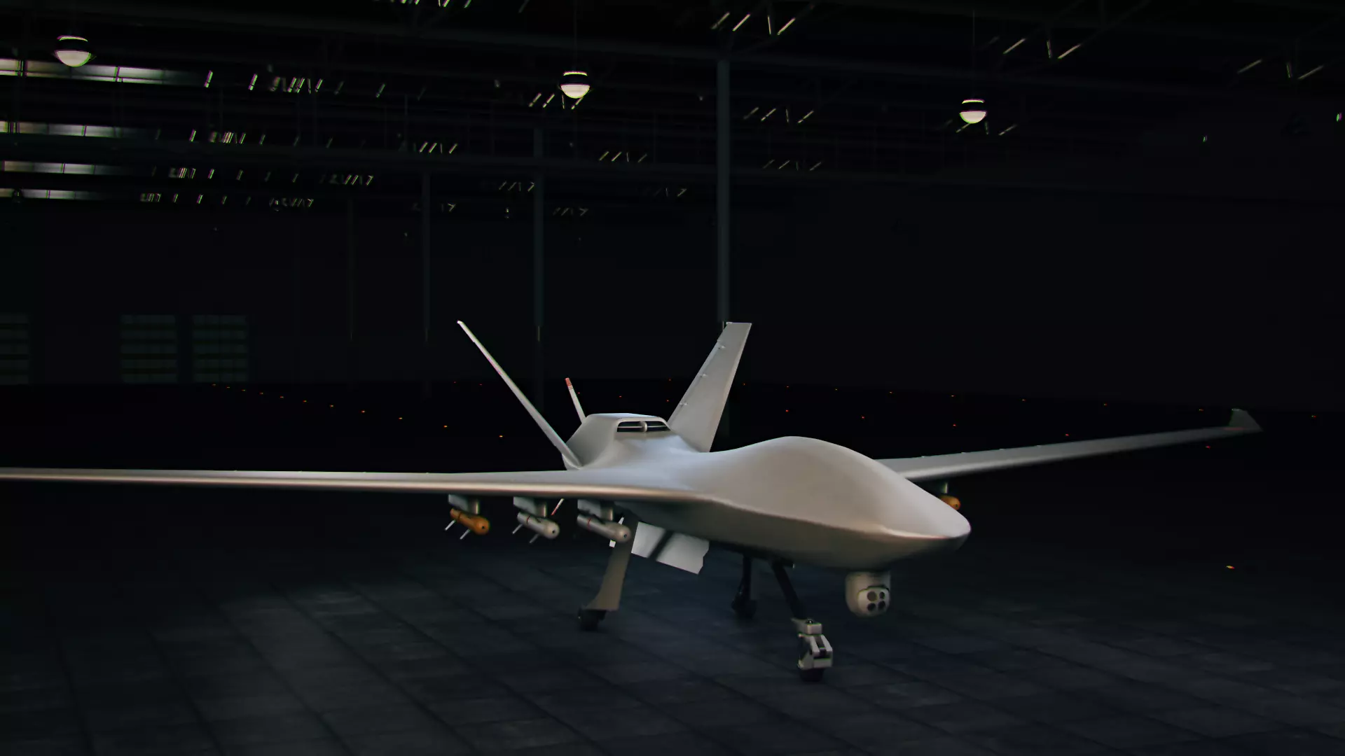 UAV drone 3D model_0