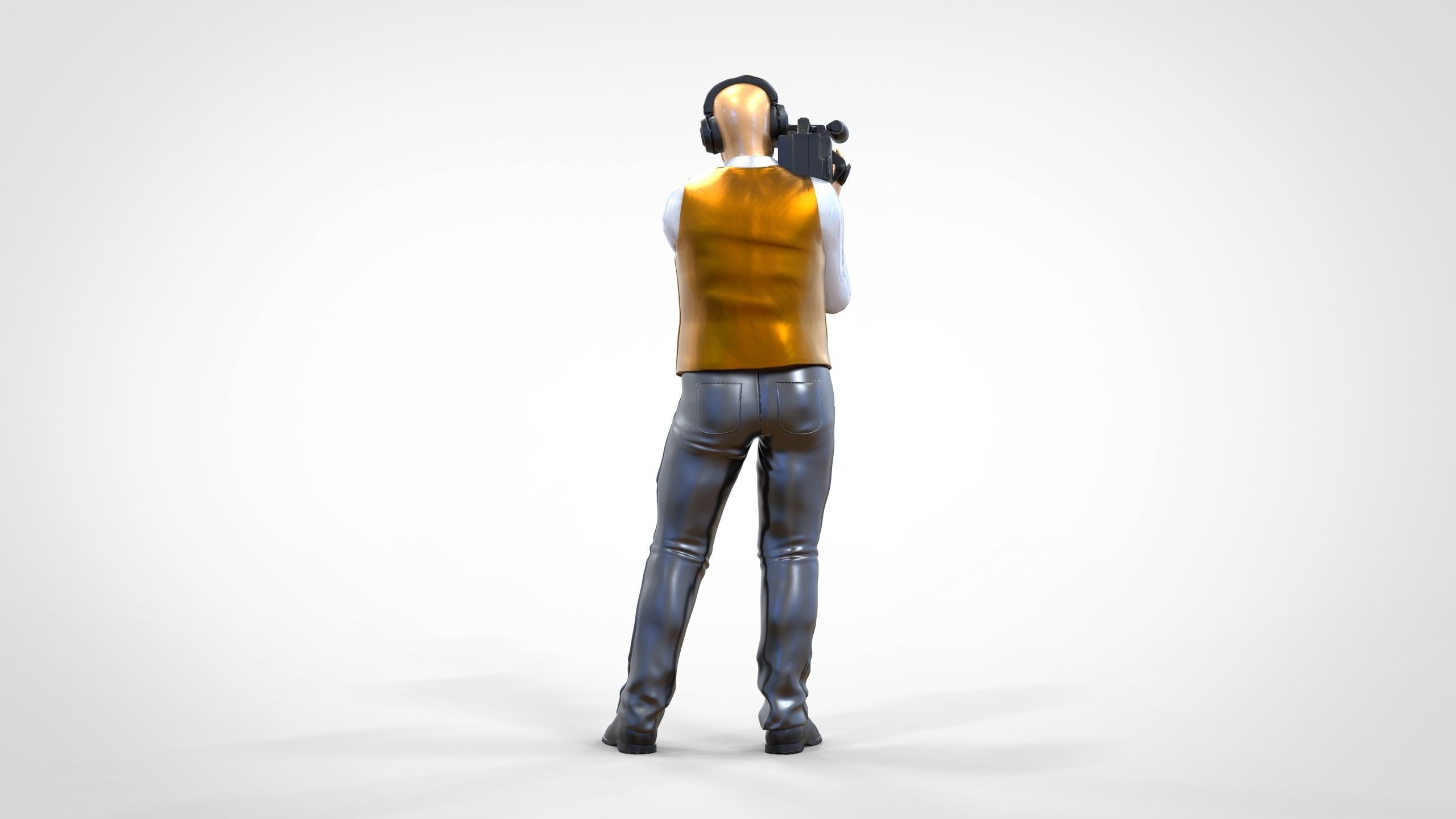 N1 Cameraman camera on shoulder 3D print model_10
