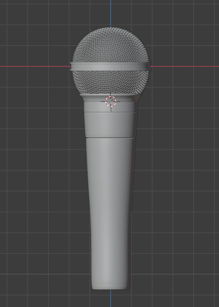 SHURE sm58 3D model_4